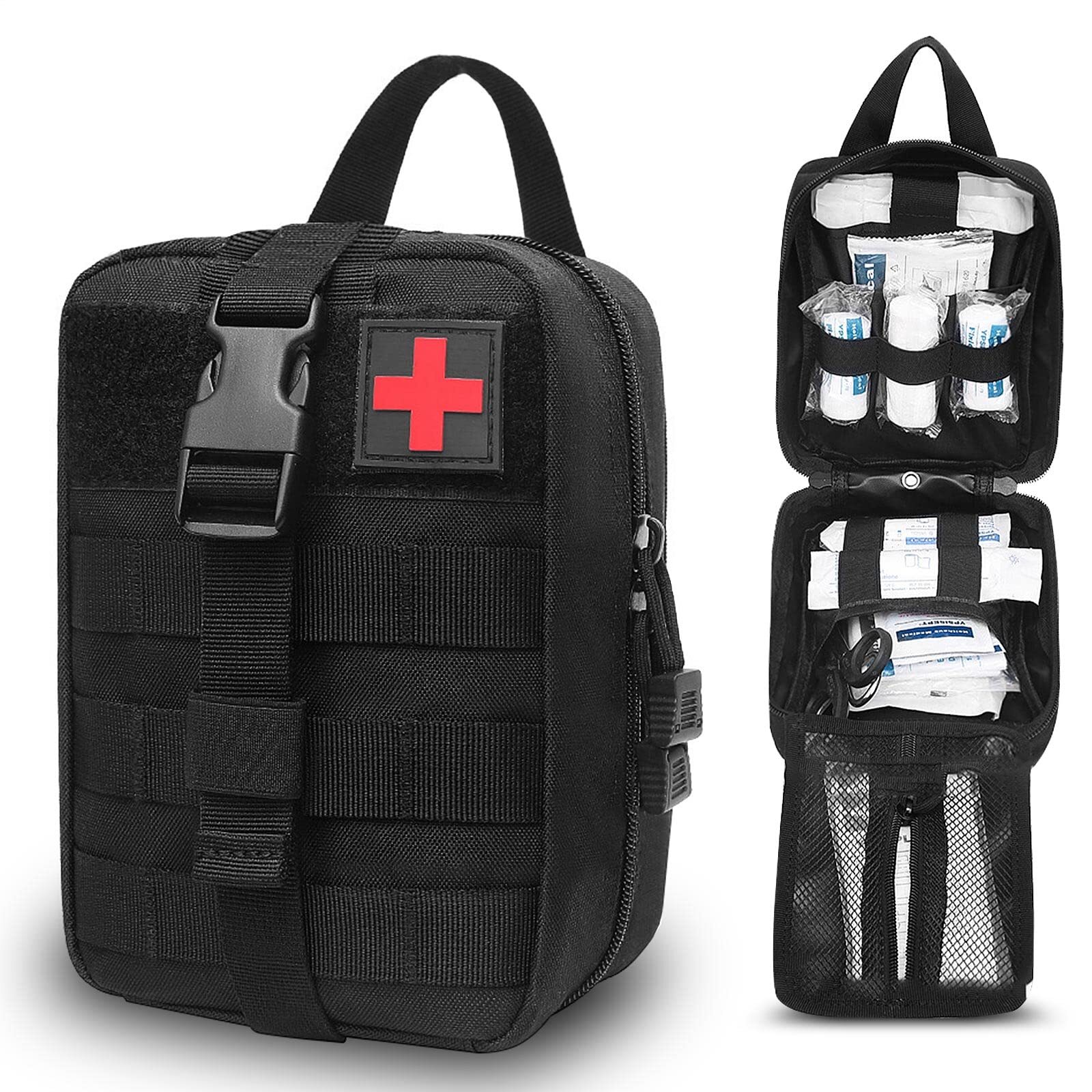 Tactical Molle IFAK Pouch – Tear Away Rip Away Survival First Aid Medical Pouch