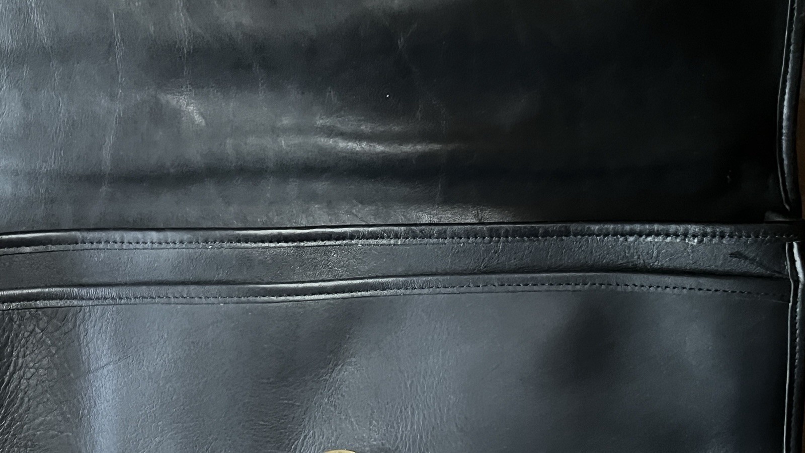 Vintage Coach Lexington Black Leather 5265 Briefcase Shoulder Bag