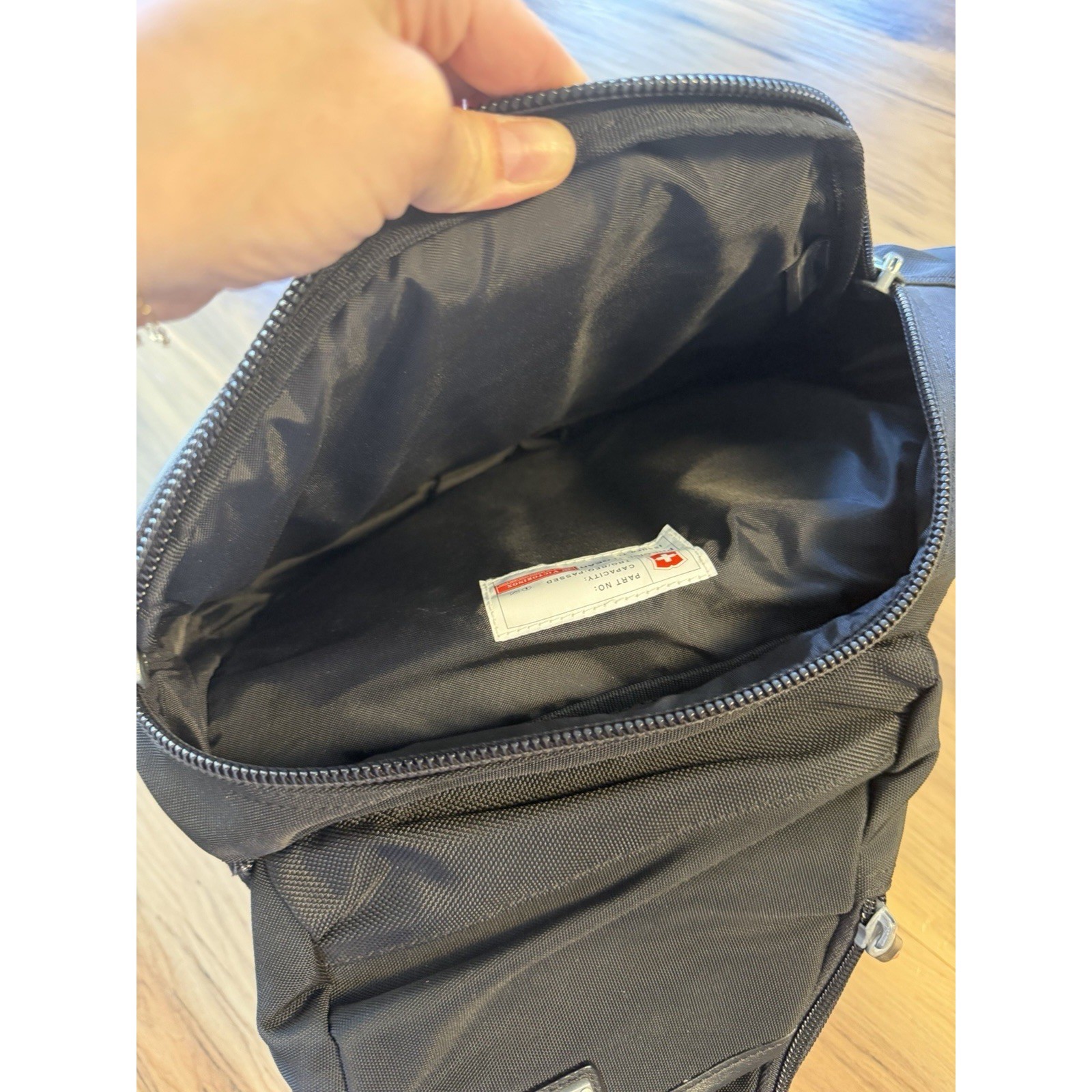 Victorinox Sling Bag Crossbody Backpack Black Tactical Travel Organizer