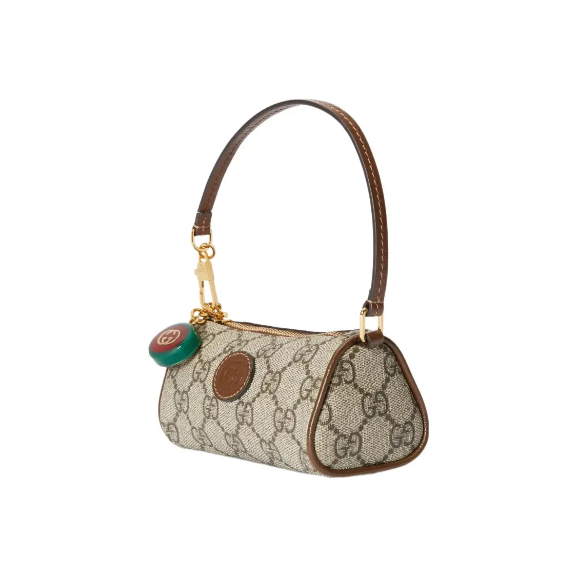 GUCCI Interlocking G Pendant Canvas Bag Handbag Mini Men’s 4.7×2.4×2.4 in