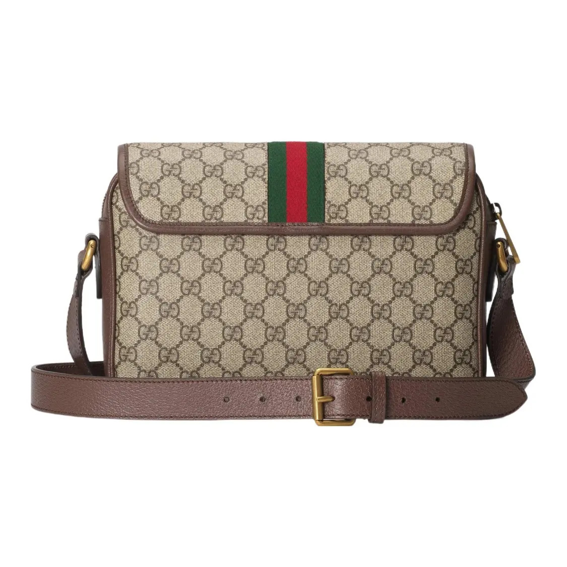 Gucci Ophidia Double G Logo Postman Bag Shoulder Bag Men’s 10.6×2.7×7.8 in