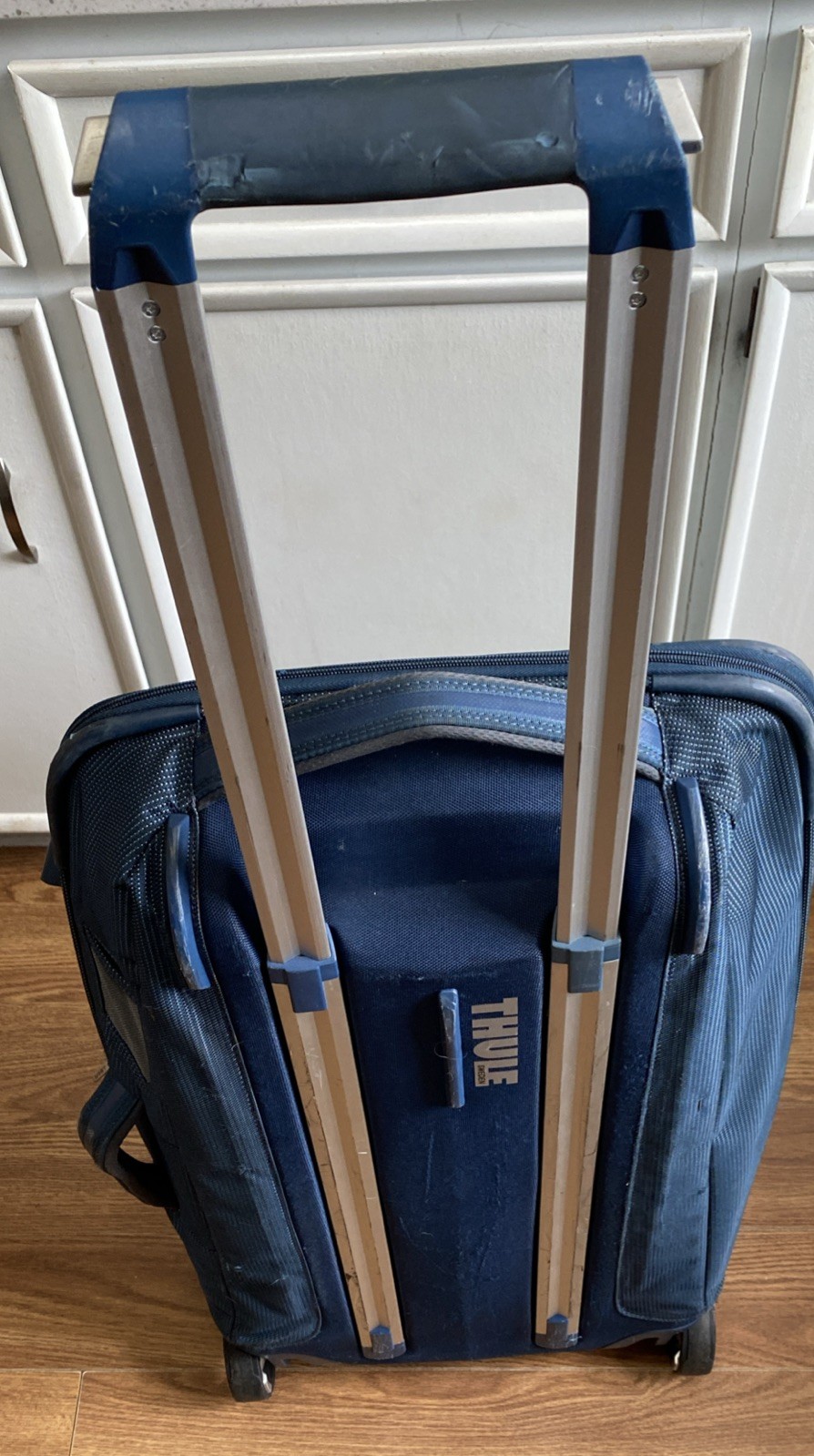 Thule Sweden Subterra Rolling Duffle 28″ Blue Carry On or Check Bag