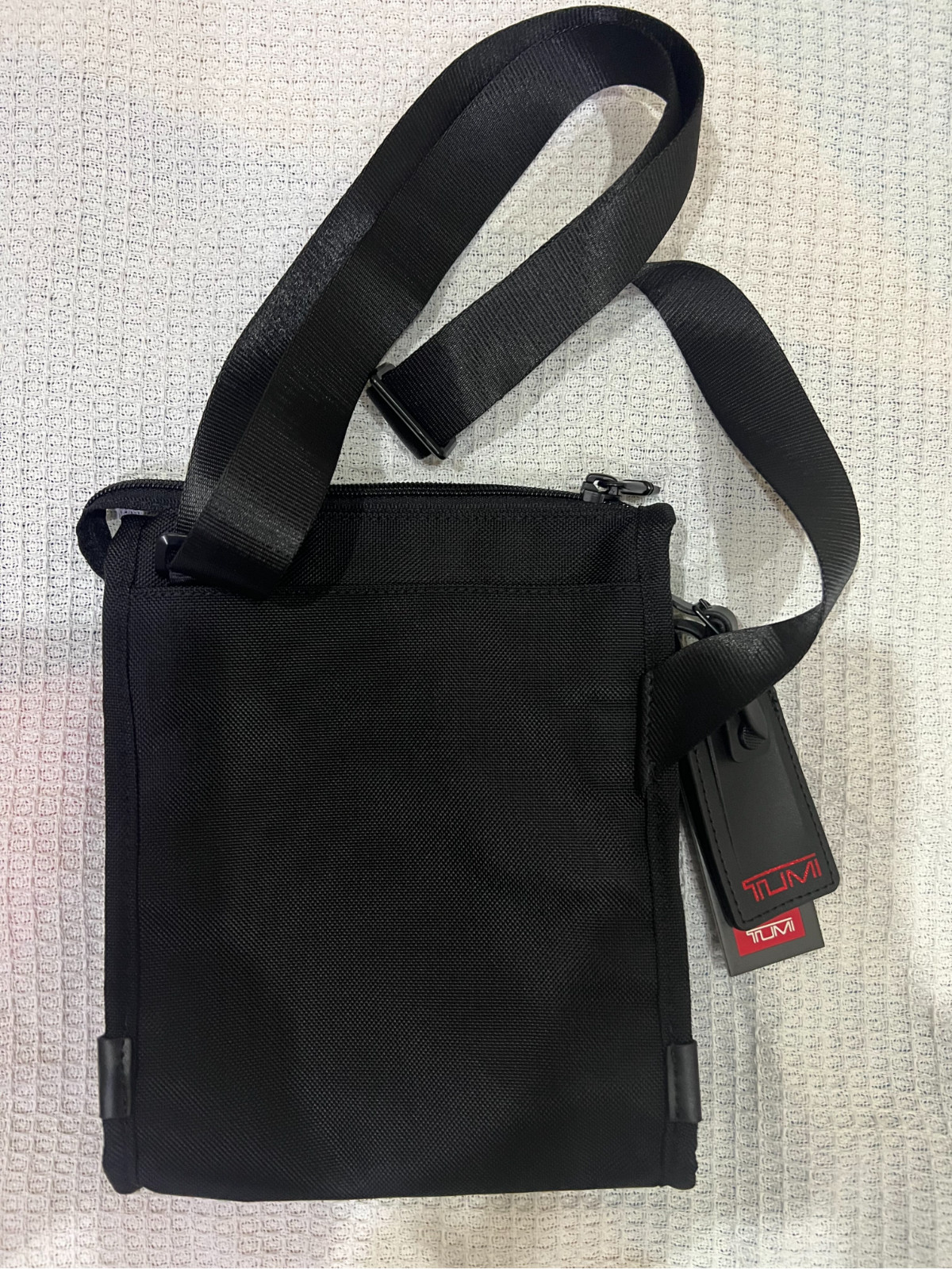 TUMI-Black Pocket-Alpha 3 Small Crossbody Bag