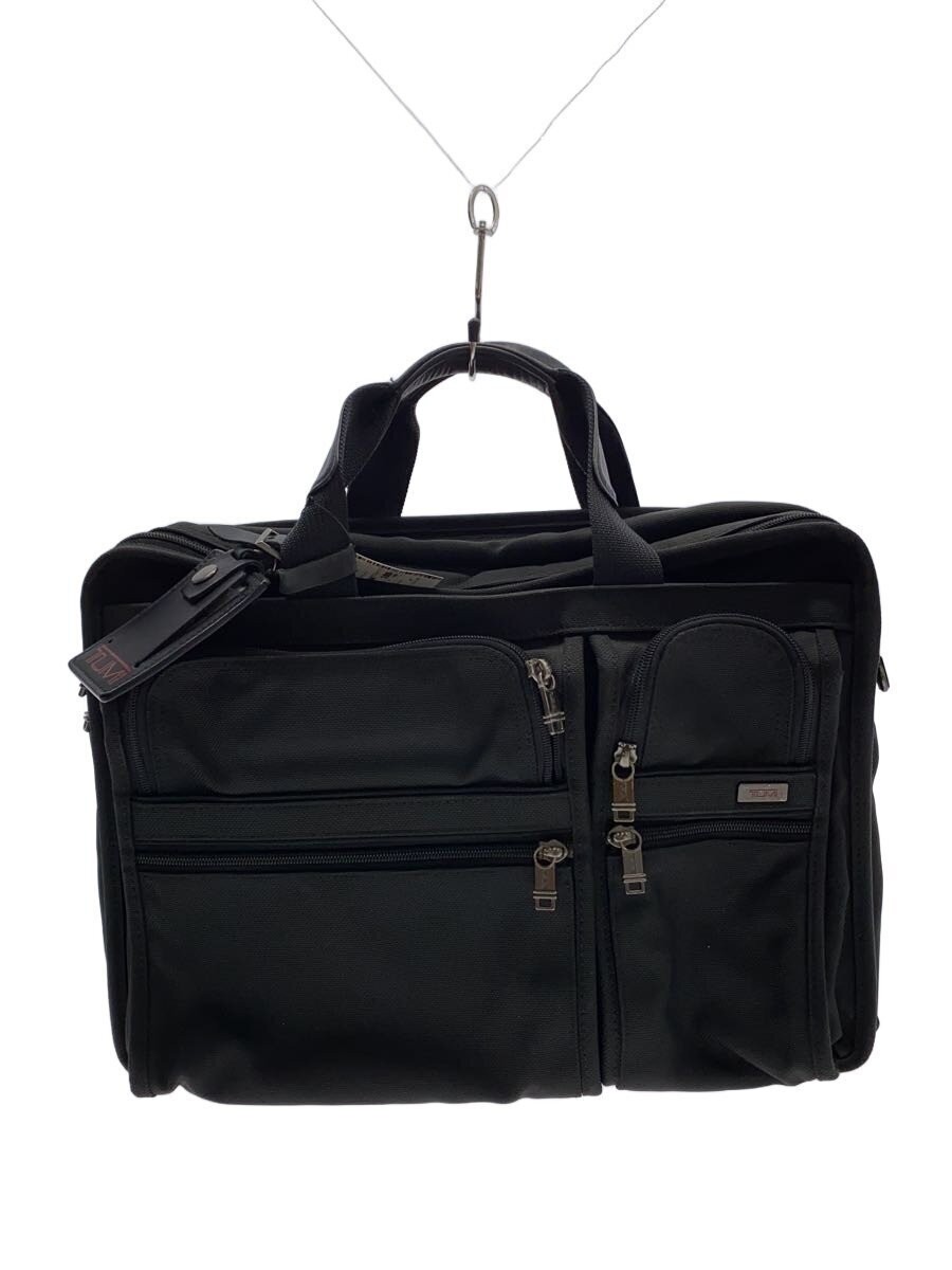 TUMI Briefcase Black Leather Business Bag 12cm Mauch 30cm Height 42cm