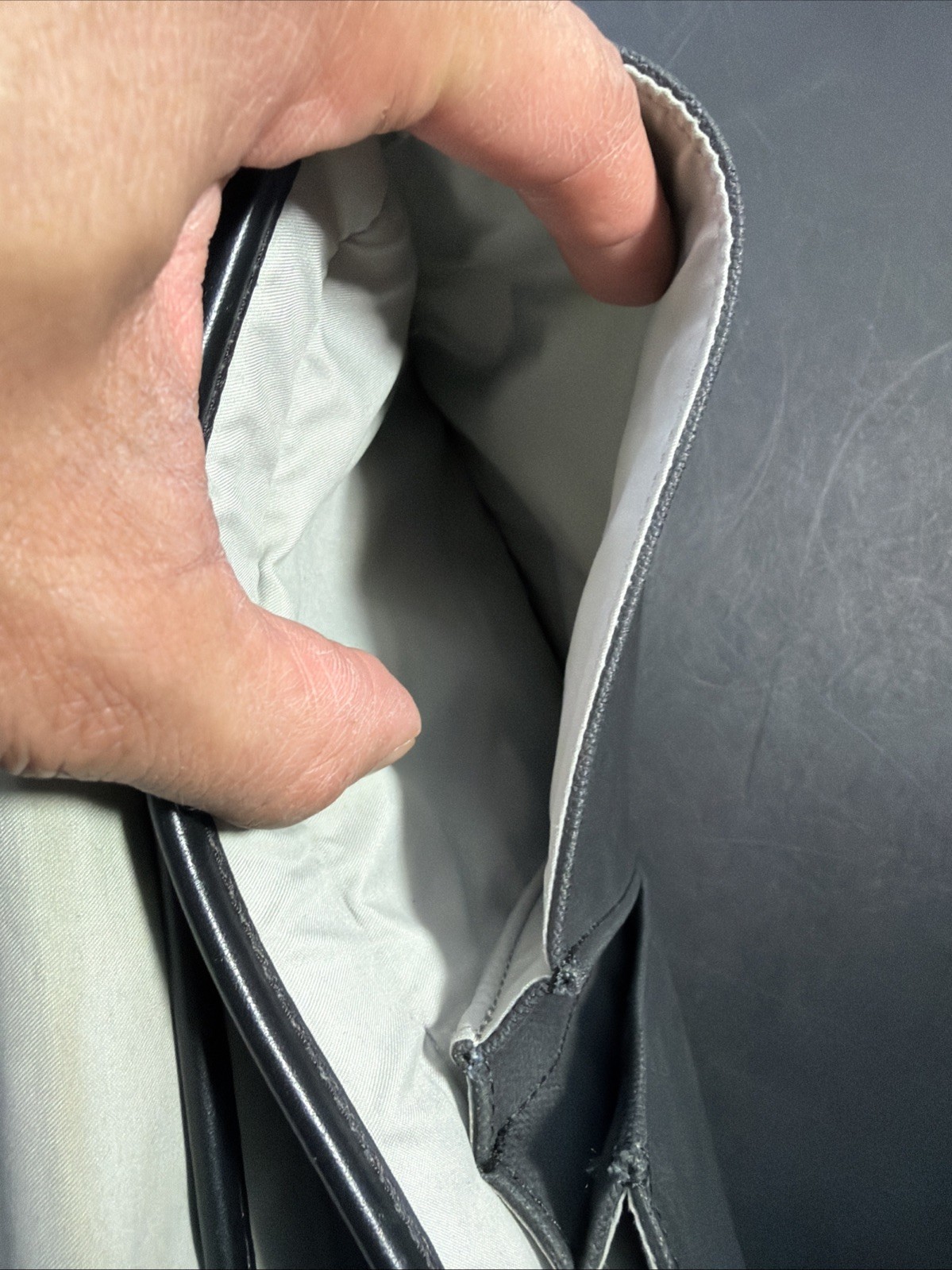 TIMBUK2 Distilled Proof Messenger Bag Medium Leather Canvas Black [No Strap]
