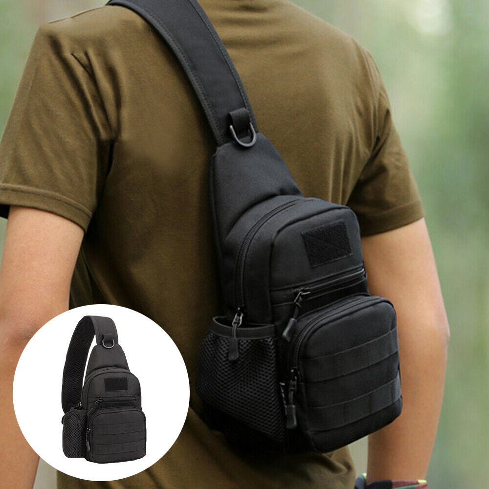 Tactical Sling Bag Pack Military Shoulder Sling Backpack Molle Assault Range Bag