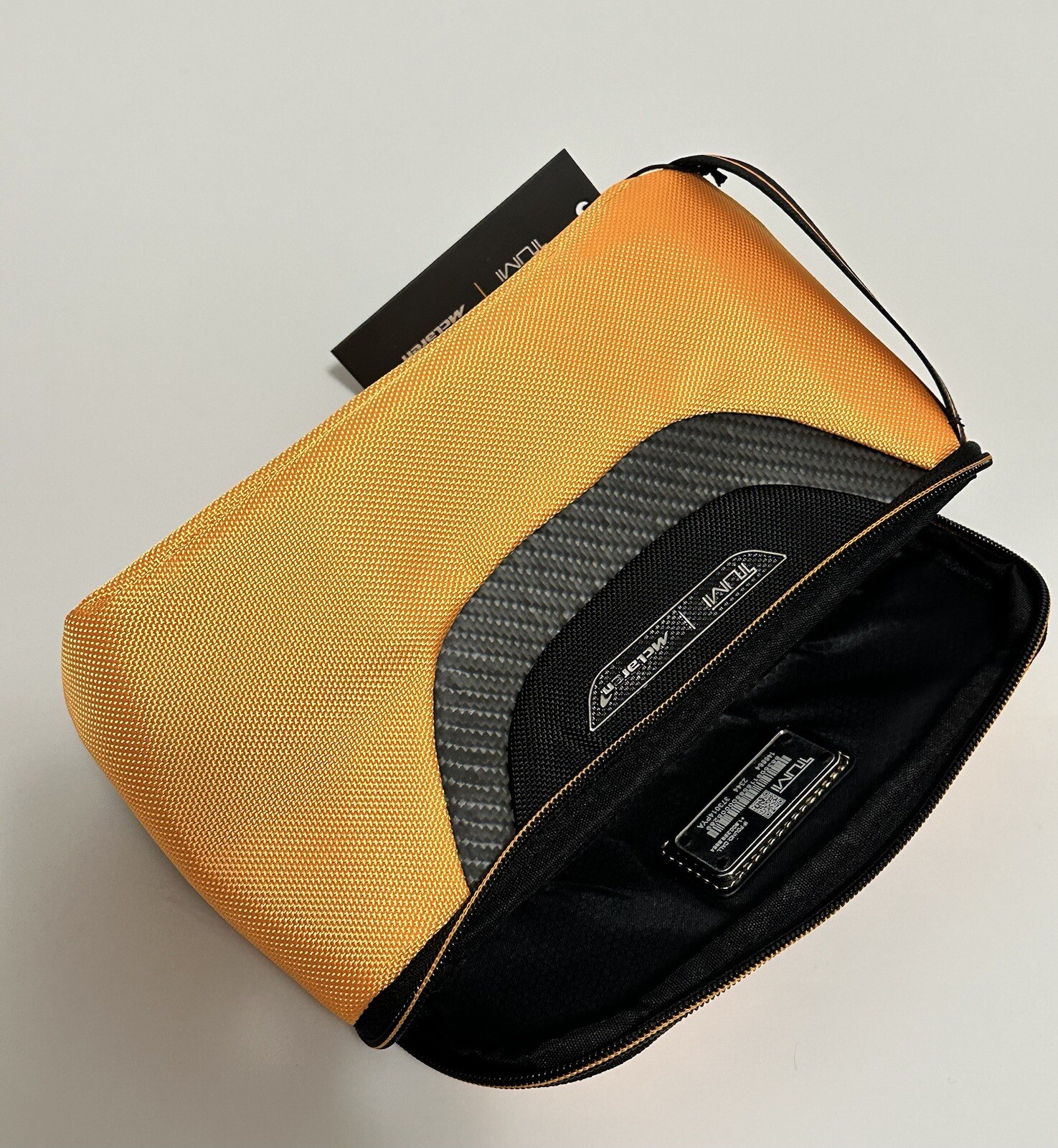 TUMI McLaren Remex AUTHENTIC Accessory Kit Papaya