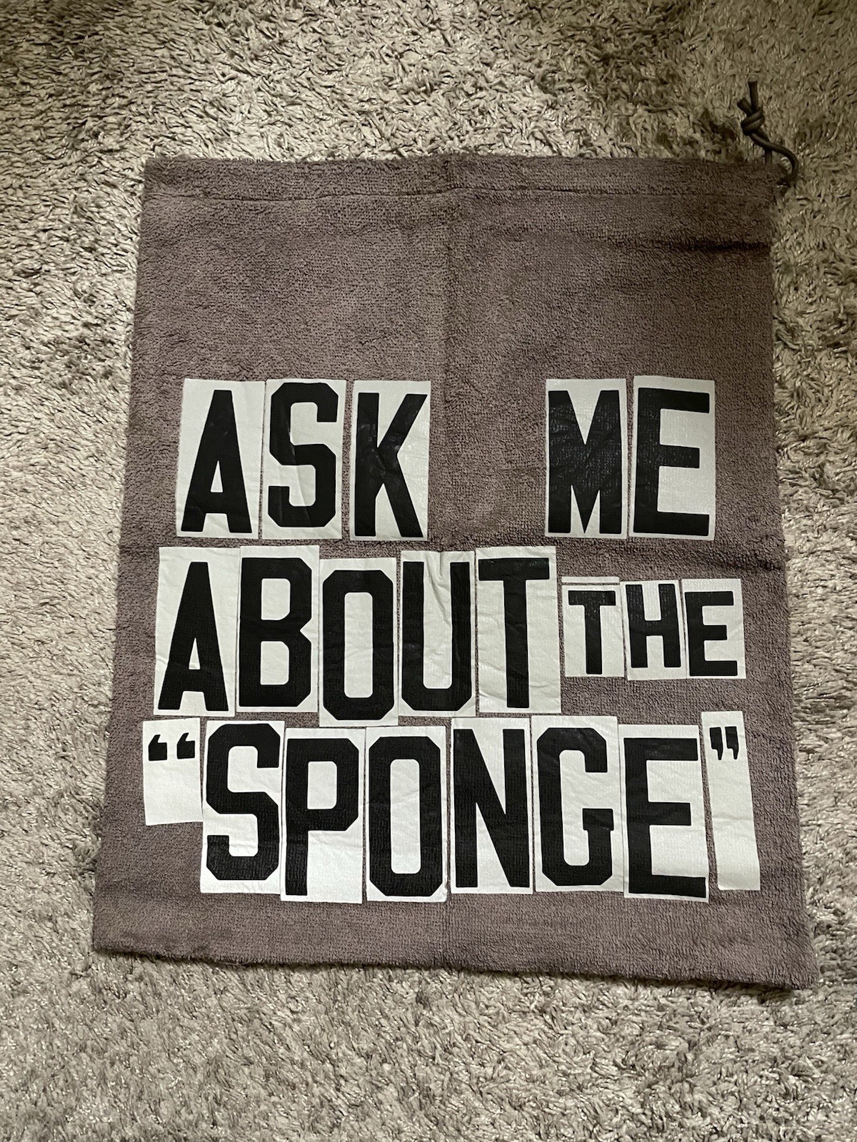 Cactus Plant Flea Market CPFM Dark Gray Dust Bag Ask Me About The Sponge Nike DS