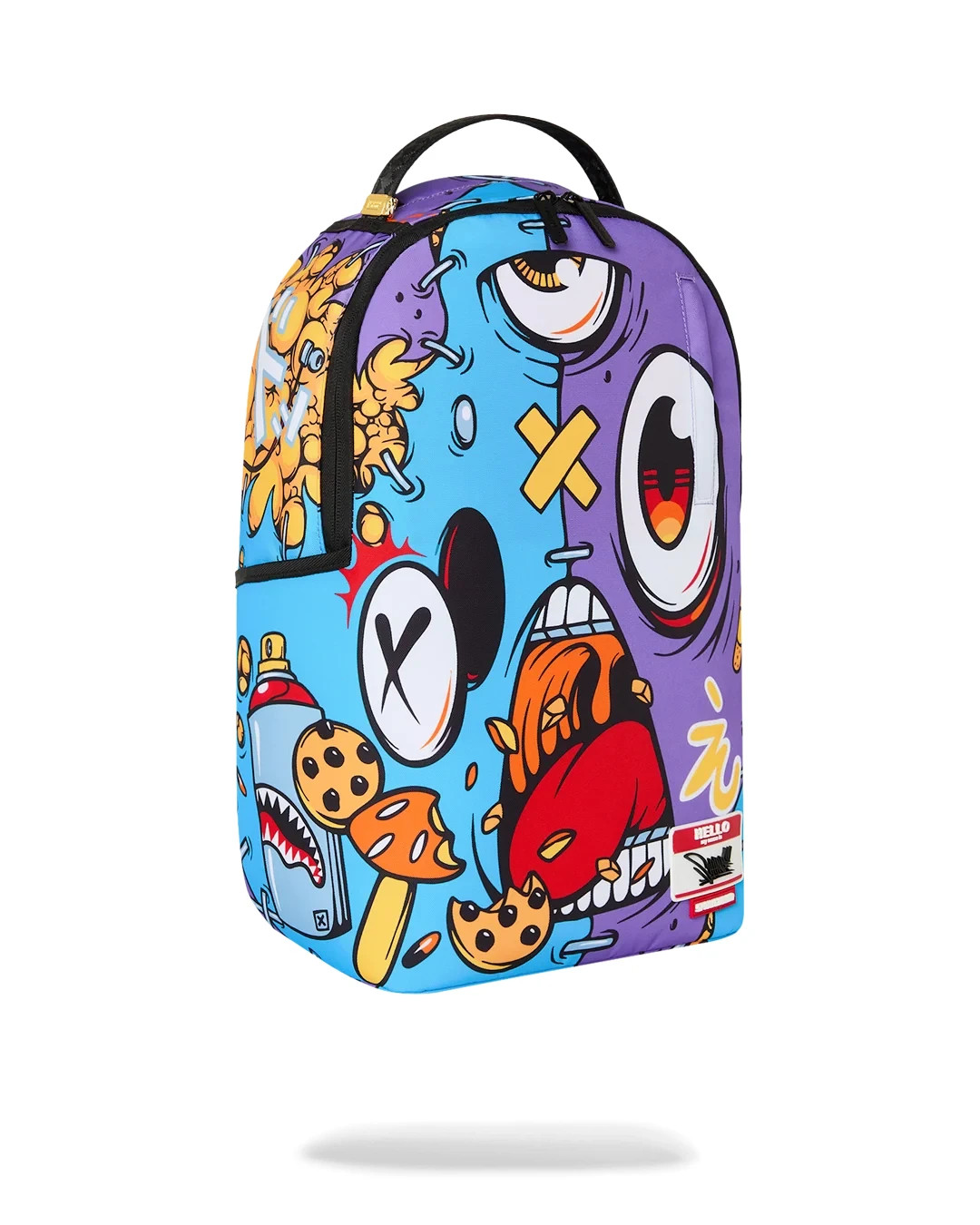 Sprayground SH11NA01 BEYOND SHARK Backpack🔥New Black Large Bookbag School Bag