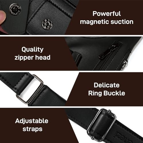 Multi-Purpose Anti-Theft Double Shoulder Armpit Bag, Tactical Wallet Holster Pou