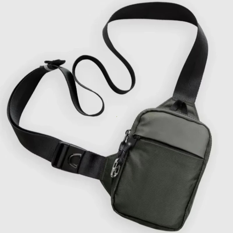 Fashionable Mini Crossbody Bag for Men with Stainless Steel Lock RFID Anti-Theft