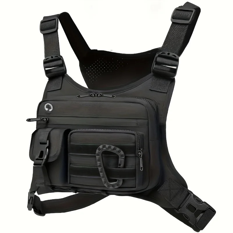 Tactical Outdoor Chest Bag Unisex Running Cycling EDC Vest Workouts Sports Chest