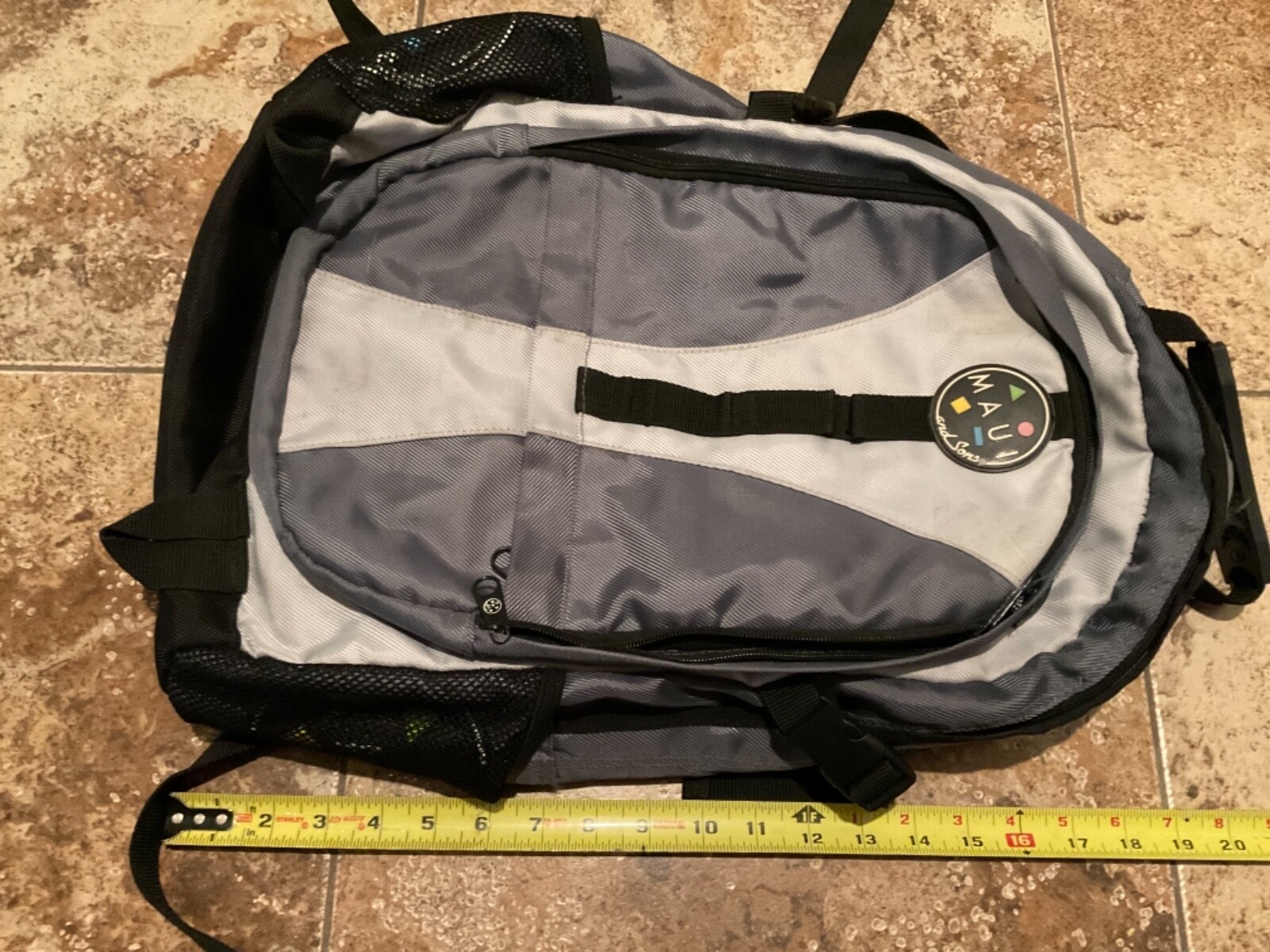 MAUI & SONS BACKPACK LAPTOP PADDED STORAGE PREOWNED
