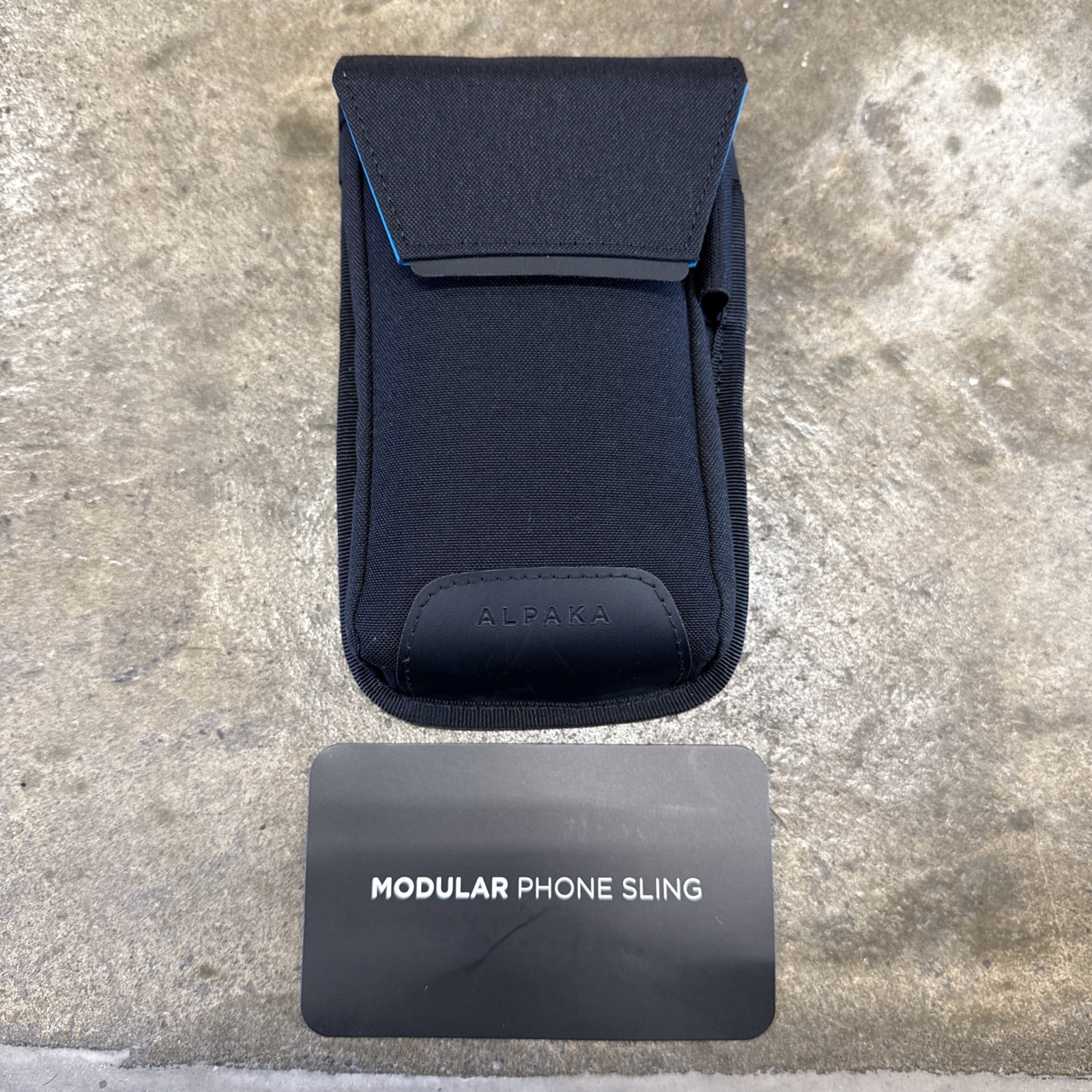 ALPAKA Modular Sling V1 Black Water Resistant Phone Pouch Bag Strap
