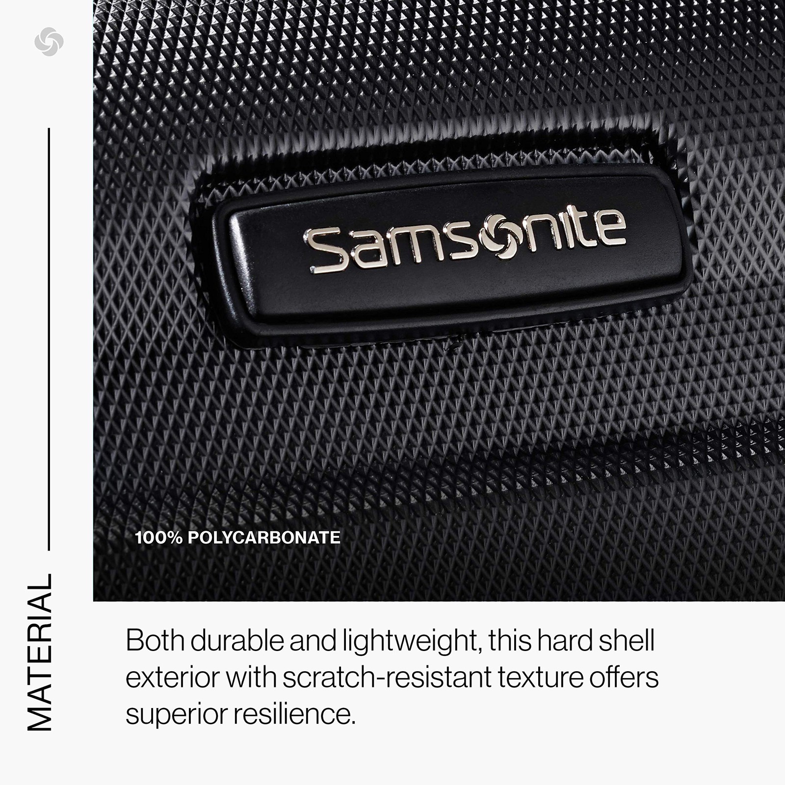 Samsonite Omni Pc Hardside Expandable Luggage with Spinner Wheels 24 Inch U31