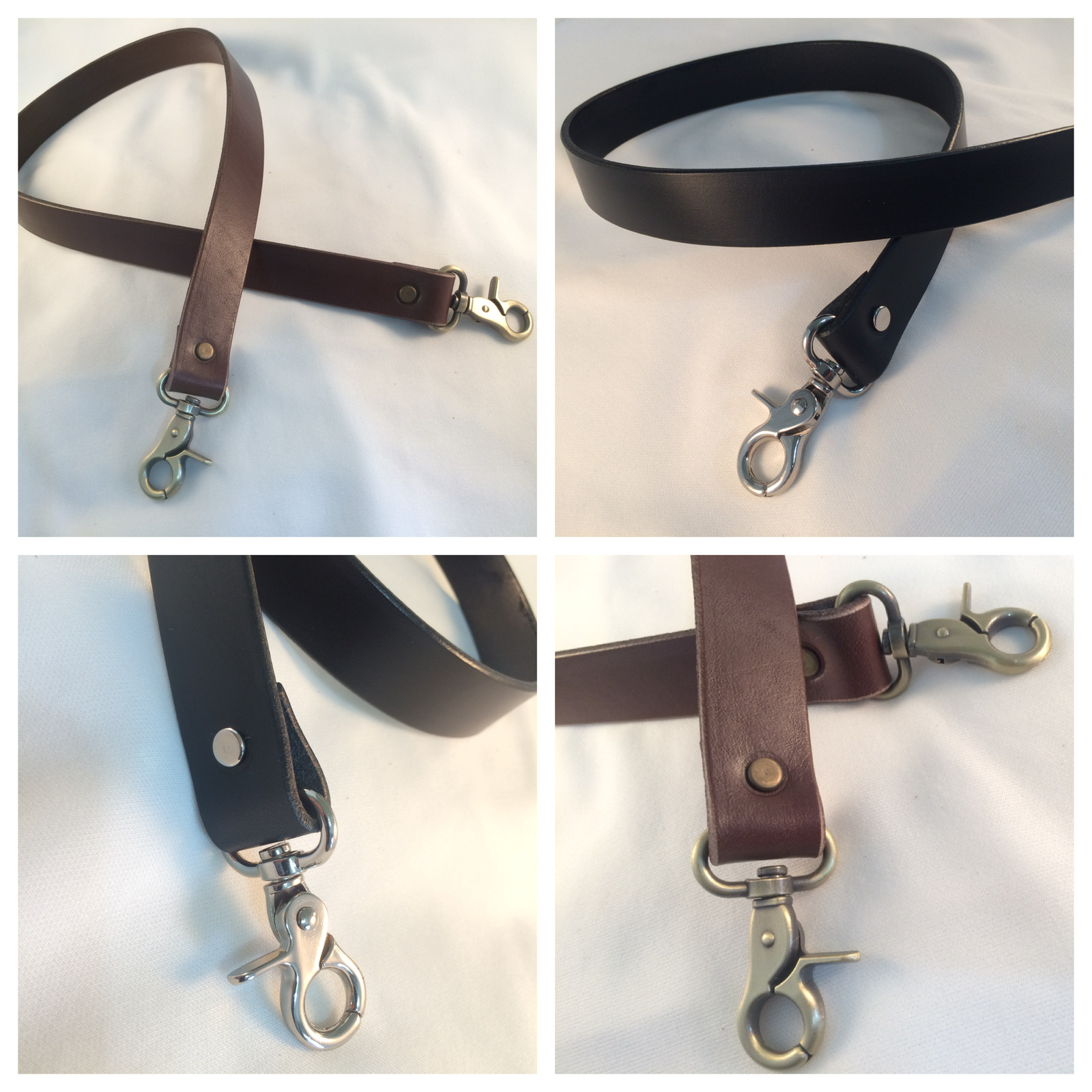 1 in. Thick Leather Purse Handle Shoulder Cross Body Handbag Strap 8 Lengths