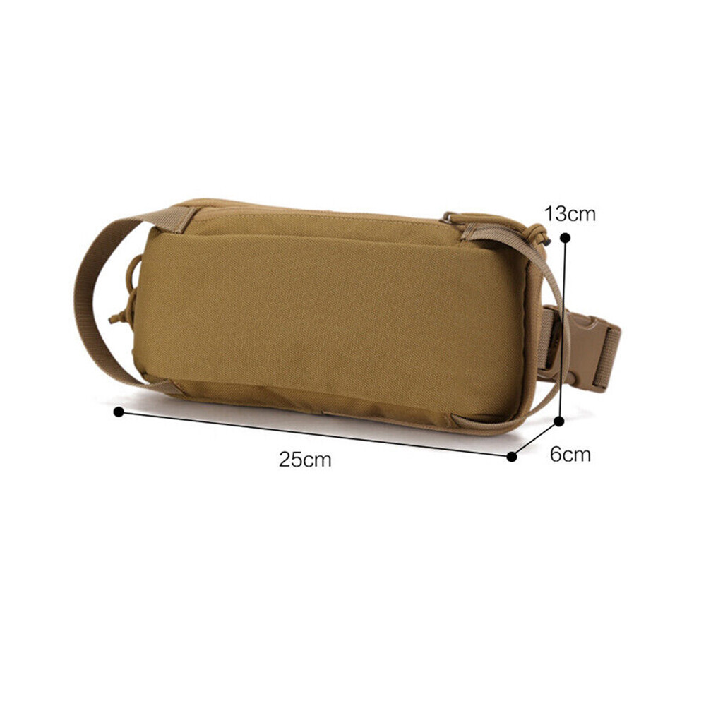 Molle Tactical Waist Bag Chest Backpack Sling Bags Shoulder Pack Outdoor Camping