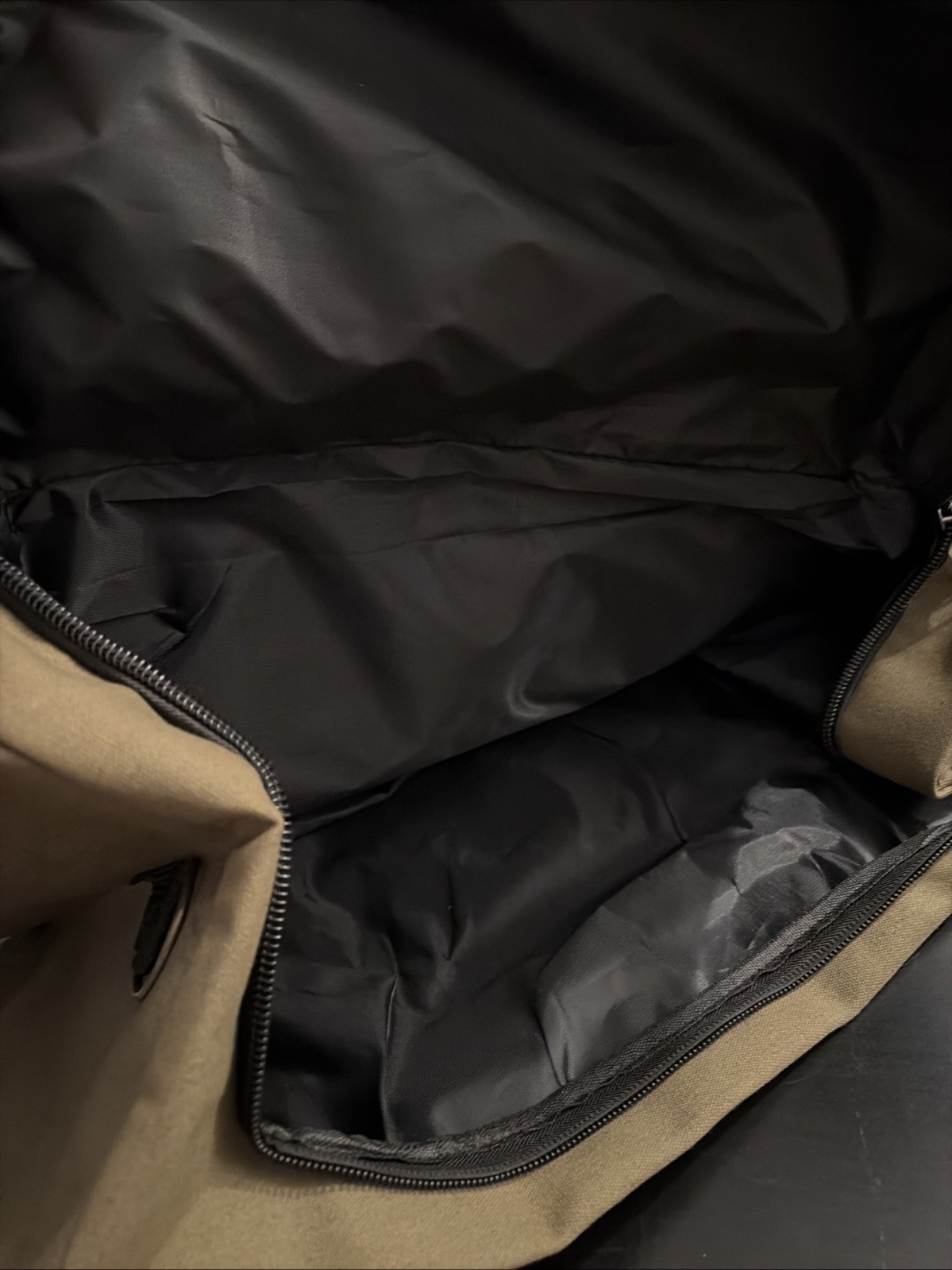 New MULANGSHI Olive Drab Canvas Tactical Tote Duffle Bag 24×10