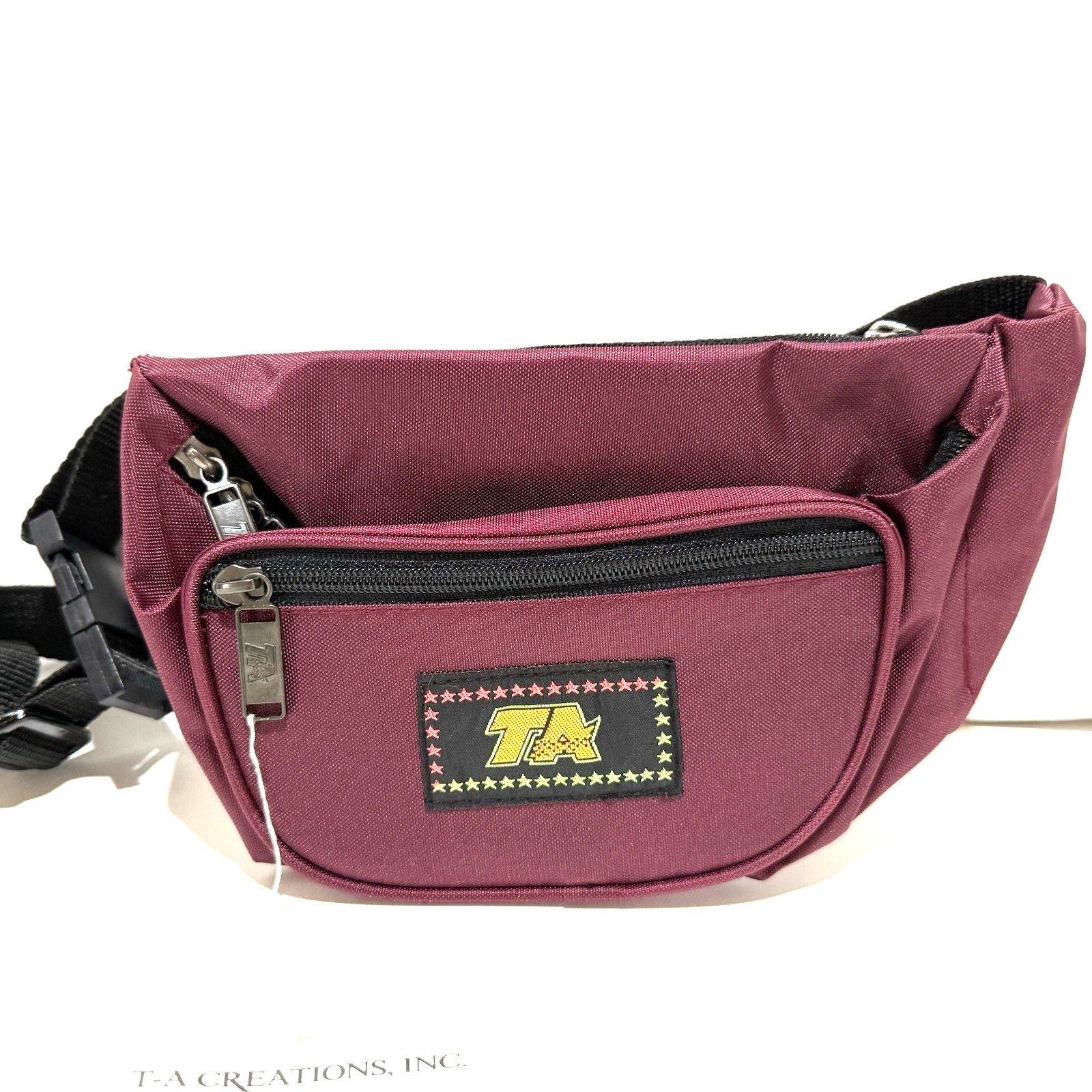 Vintage 1980’s Fanny Pack Nylon Waist Pack Retro Granny Adjustable Vacation NOS