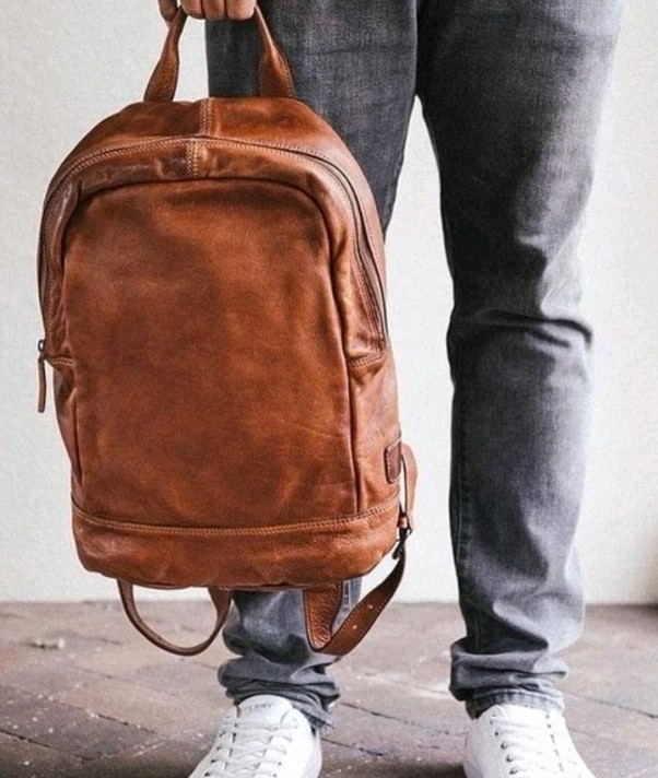 Trades Of Hope Journey Backpack Brown Leather Fair Trade Ethically Made