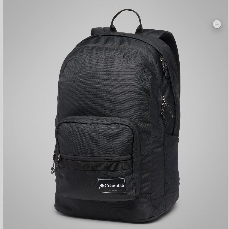 New w tag Columbia Zigzag II 30L Backpack Black 15″ Laptop Travel School Daypack