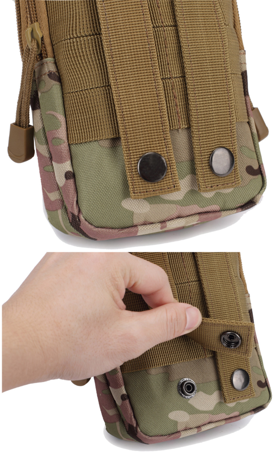 Tactical Cell Phone Pouch Case Army Waist Holster with Belt Molle Loop Holder US