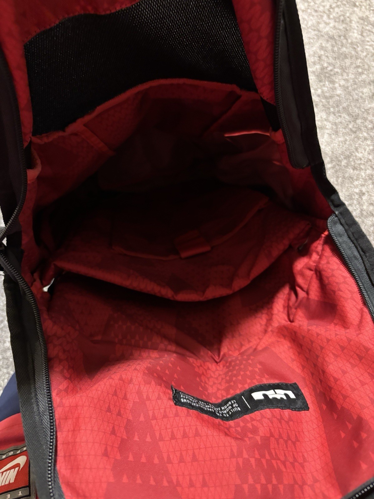 Nike Lebron James Ambassador Backpack Topload Padded Laptop Basketball Bag