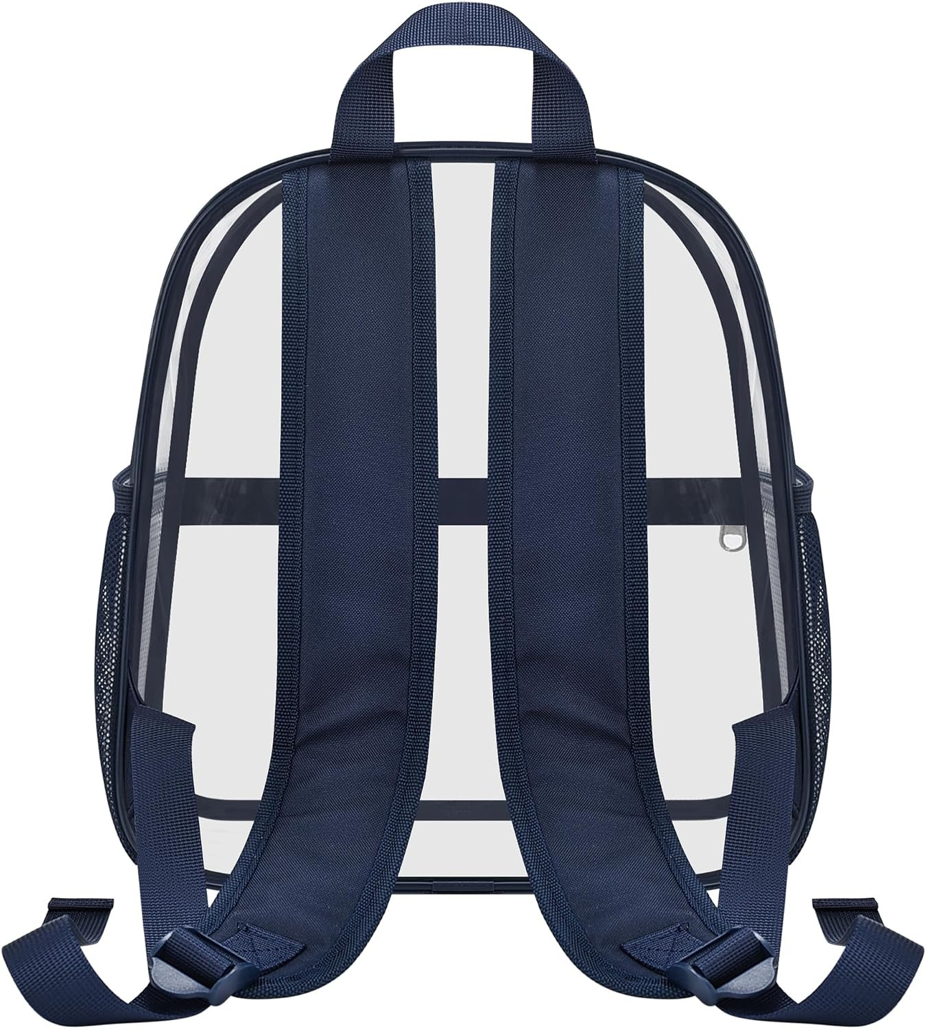 Clear Backpack Stadium Approved, 12 X 6 X 11 In, Small Transparent Backpack for