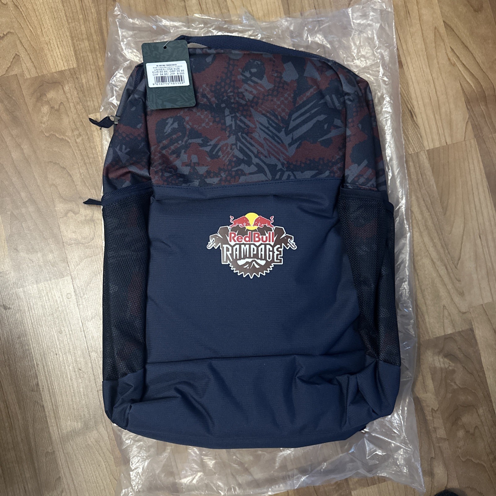 Red Bull Rampage Navy Blue Camo Backpack