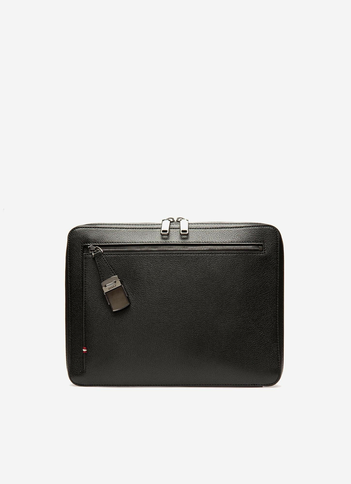NEW Bally Gabher Men’s 6230945 Black Leather Handbag MSRP $990