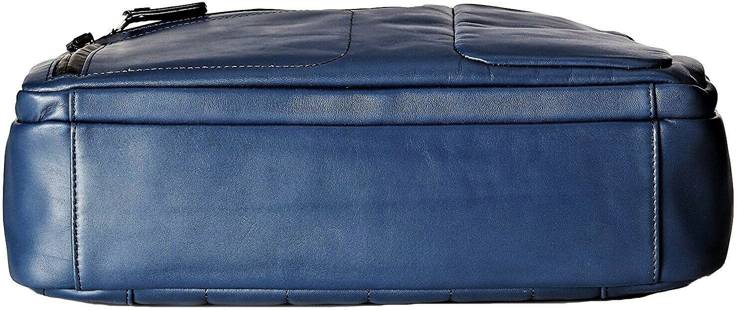 Piquadro Ca3660s80 Men’s Blue Leather PC Folder Office Bag