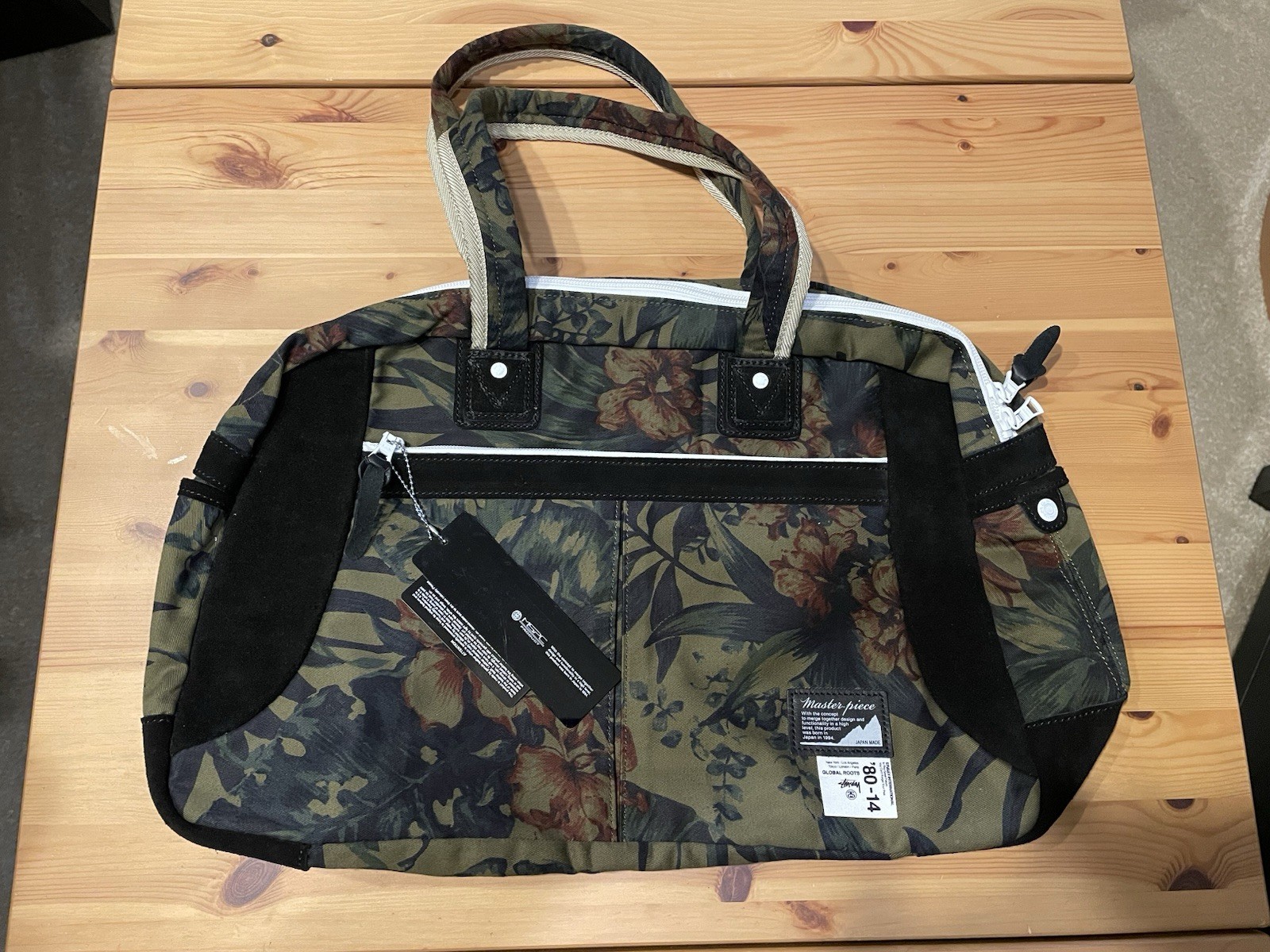 Stussy Deluxe x Masterpiece Handbag Limited Rare Collaboration From Japan New