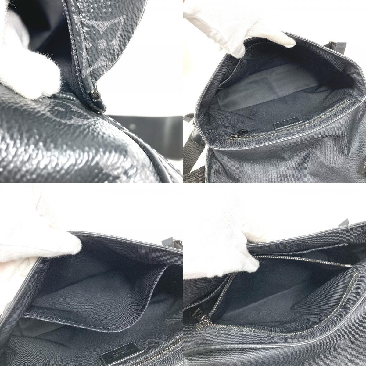 LOUIS VUITTON Messenger bag M40511 Monogram Eclipse black Authentic From Japan