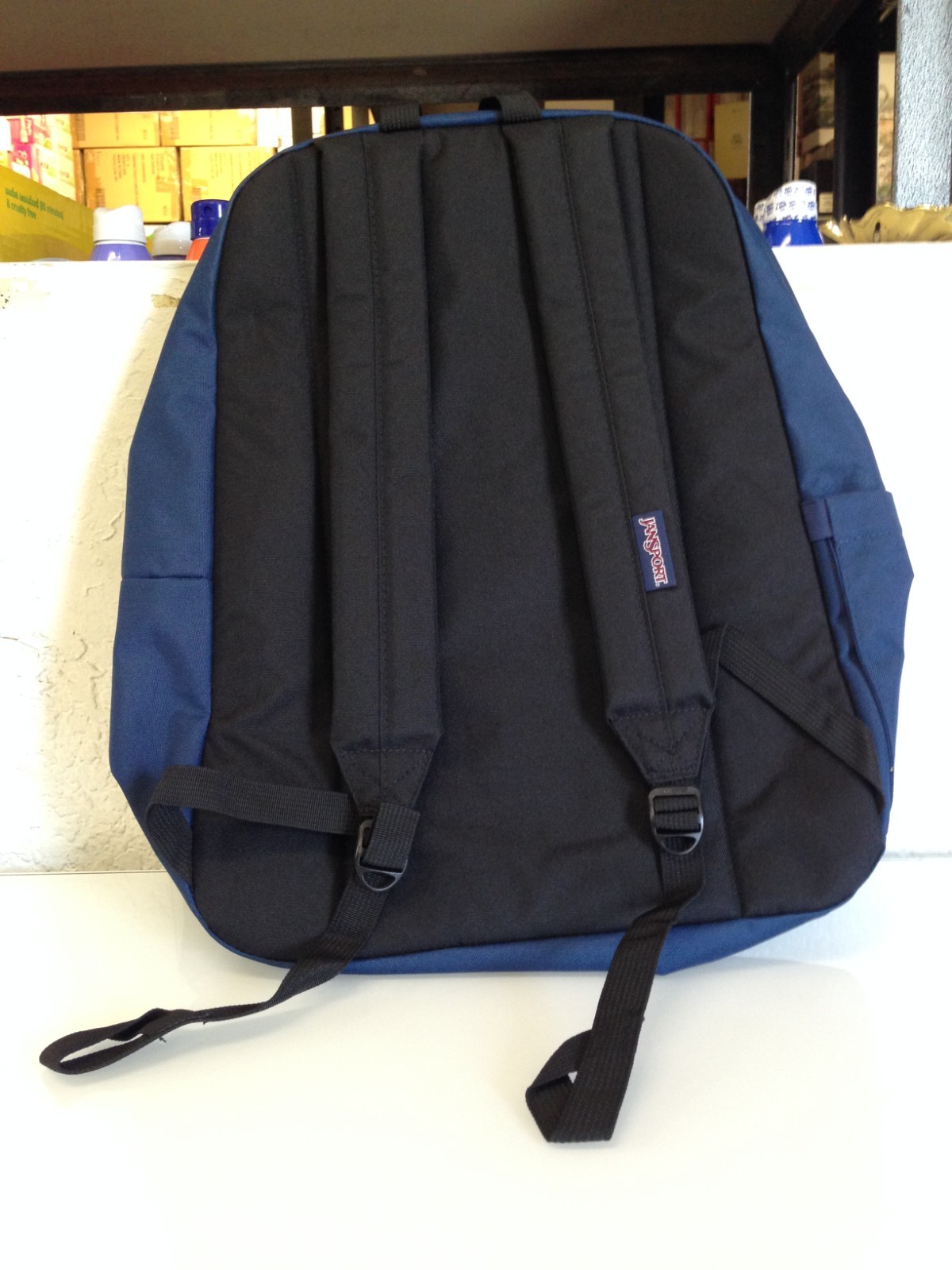 JanSport SuperBreak Backpack 26L – Navy Blue