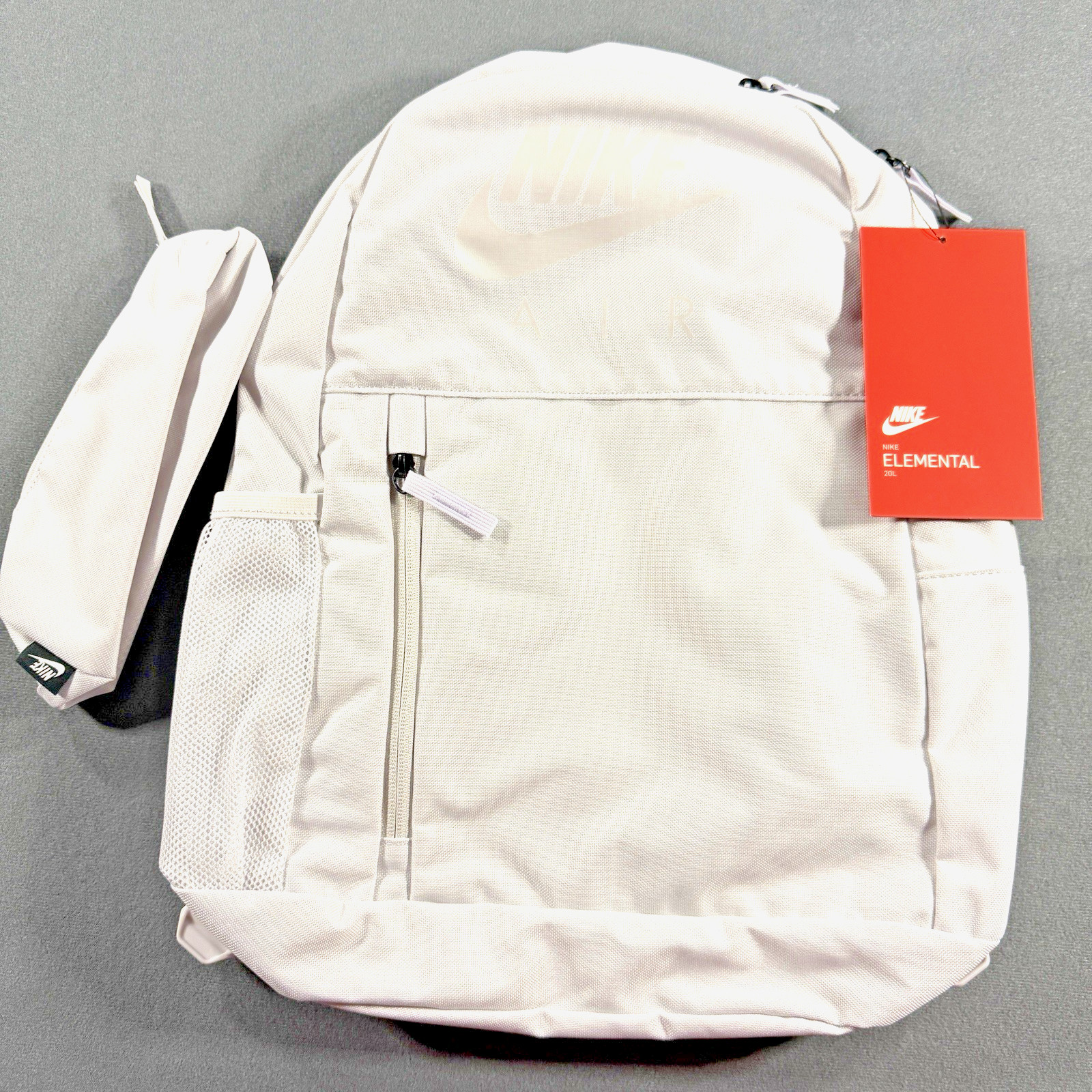 Nike Elemental Vast Grey Backpack Laptop School Travel Boys Girls School Kid Bag