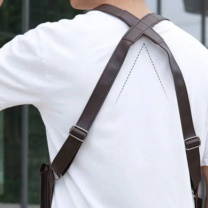 Double Shoulder Strap Multi-Pocket Outdoor Anti-Theft Tactical Fishing Bag