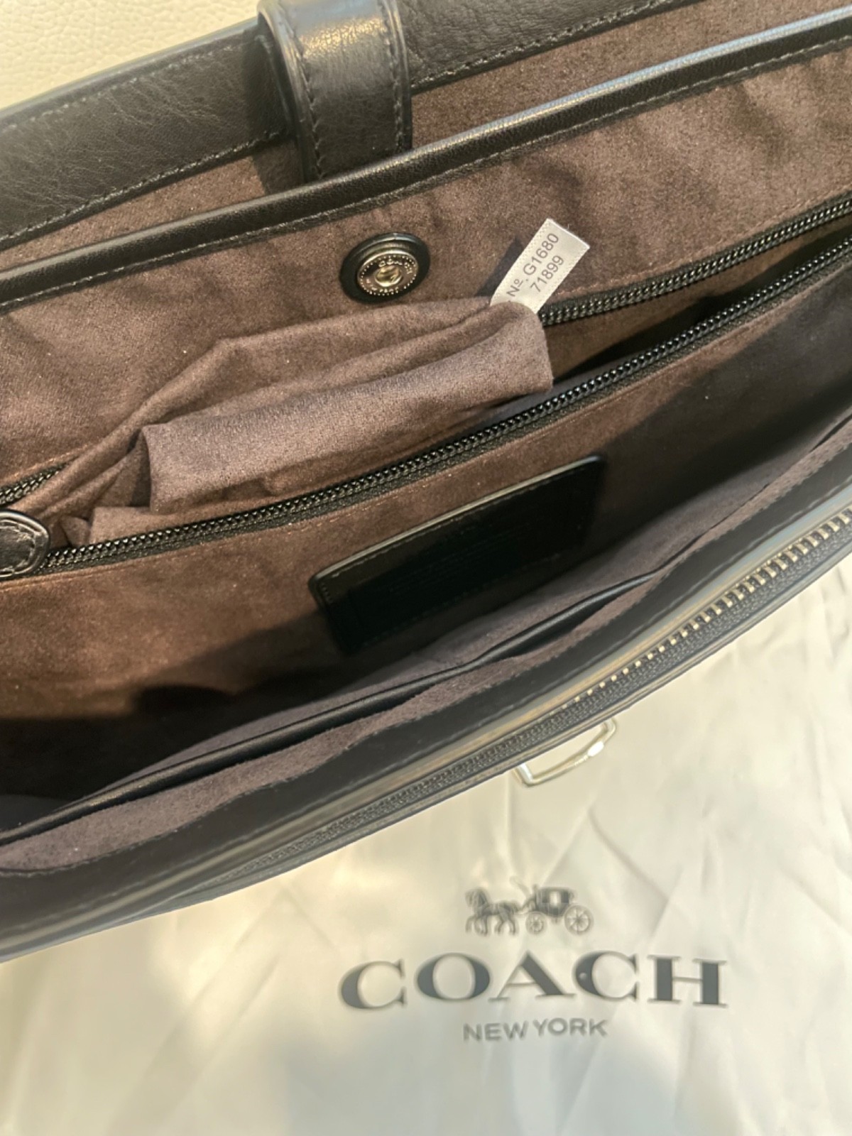 Coach Metropolitan Briefcase, Style No. 71899 (Black)
