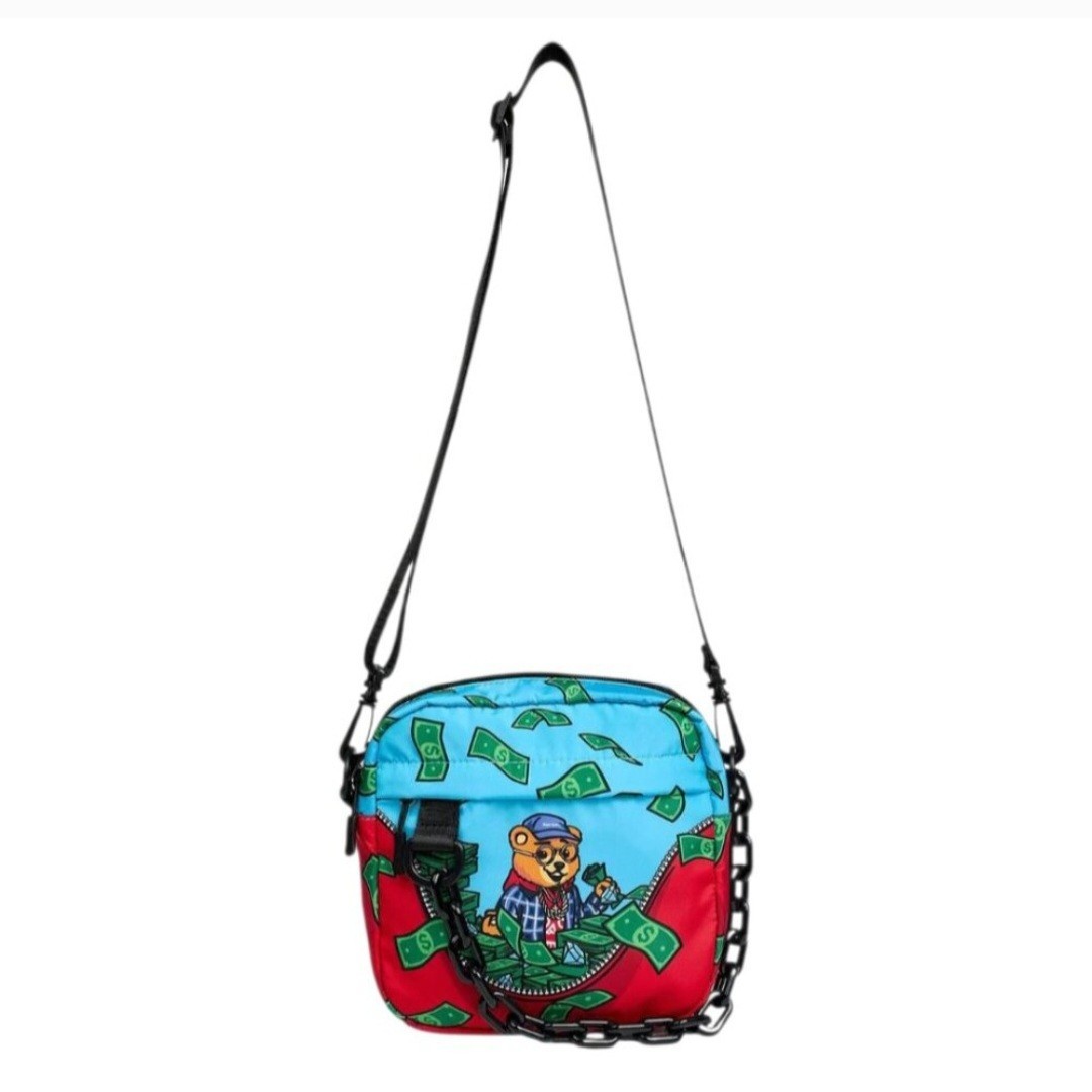 HUSTLE BEAR Adjustable strap CROSSBODY BAG