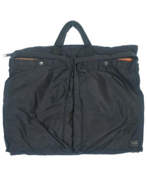 Authentic PORTER Japanese Leather Shoulder Bag Men Black 48cm Excellent Conditio