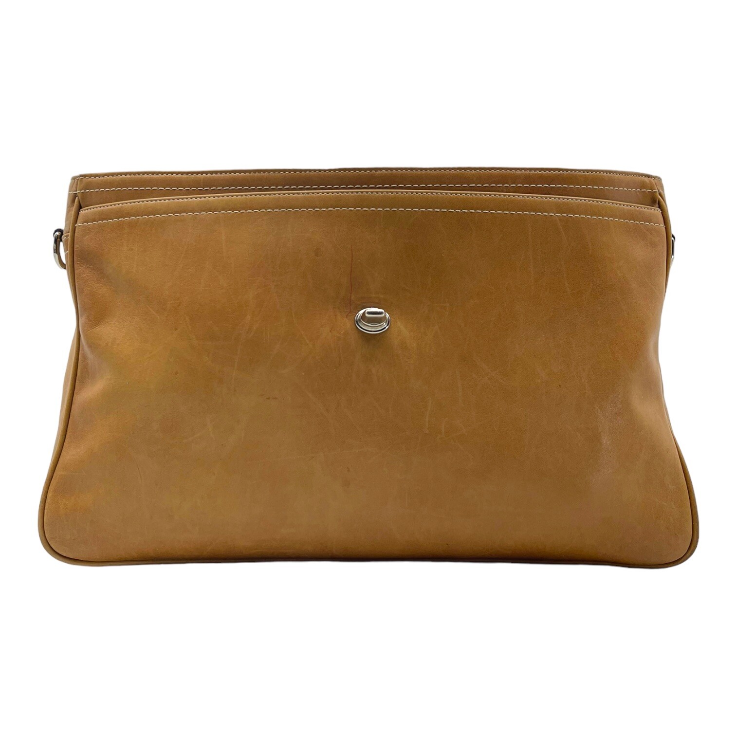 Vintage 90s Y2K COACH F70101 Large Leather Messenger Bag Briefcase Satchel EVC