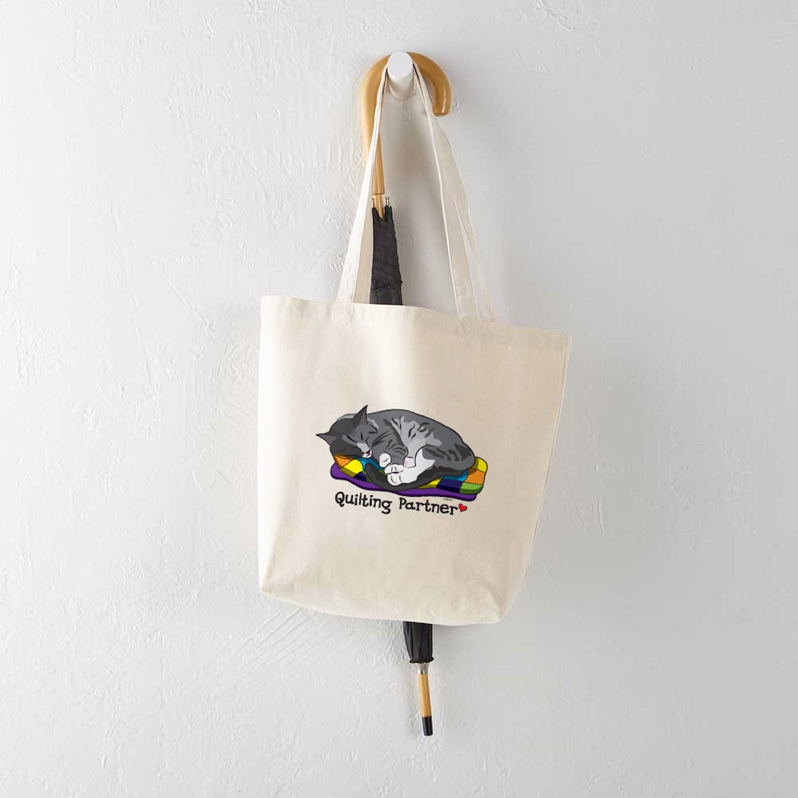 CafePress Quilting Partner Tote Bag (576629423)
