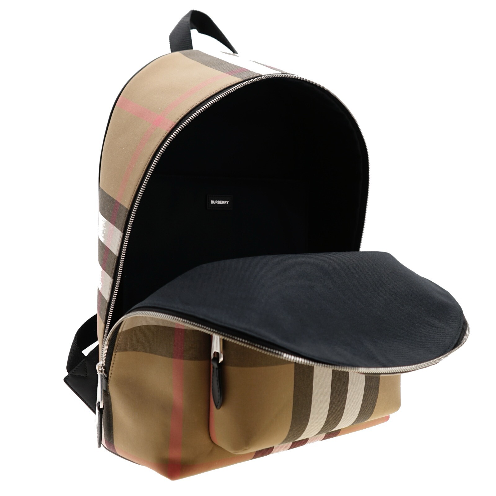 Burberry Jeff Backpack Check Canvas New