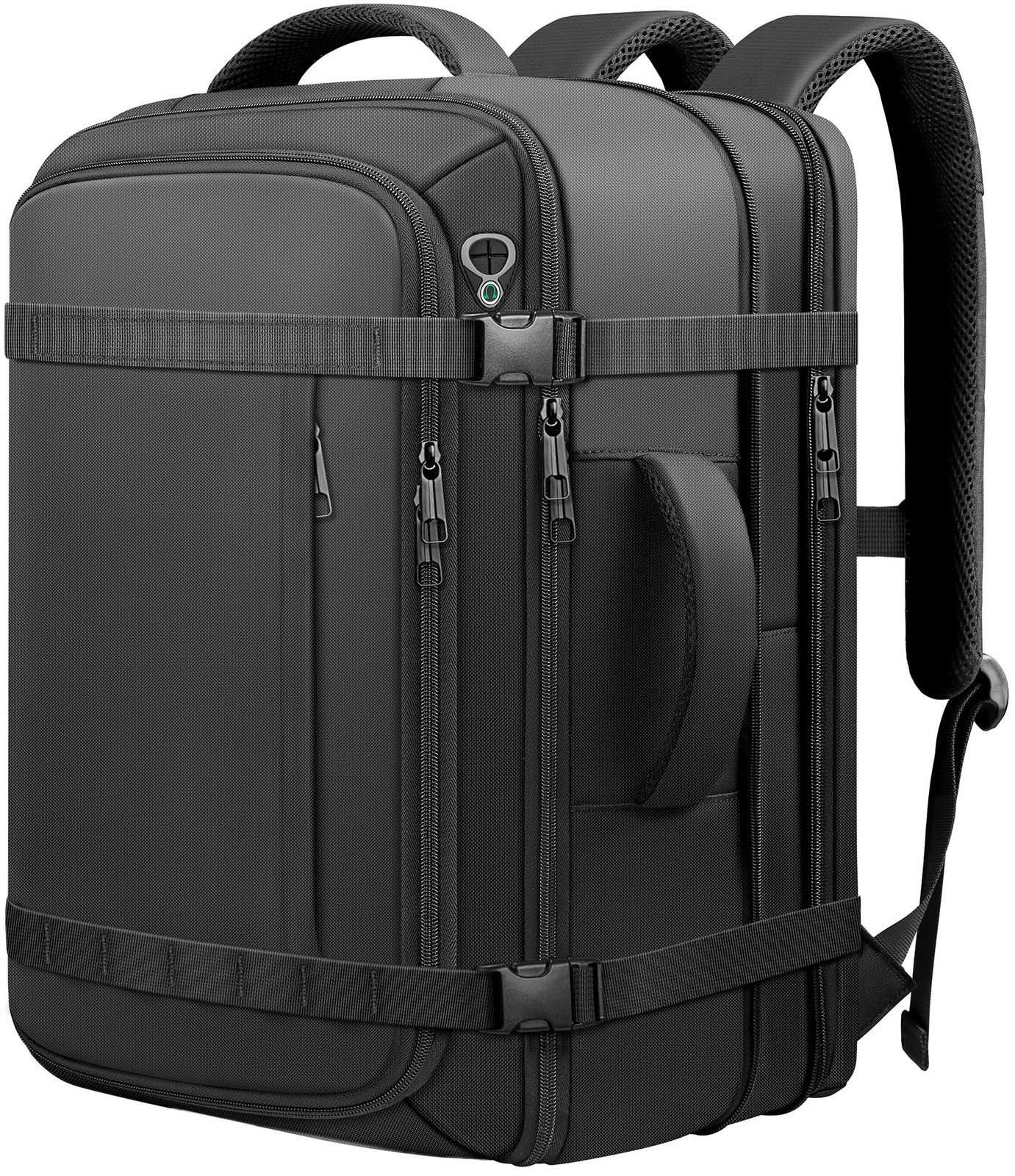 Travel Backpack,Expandable Carry on Backpack 40-50L with USB Cable Port,Fits