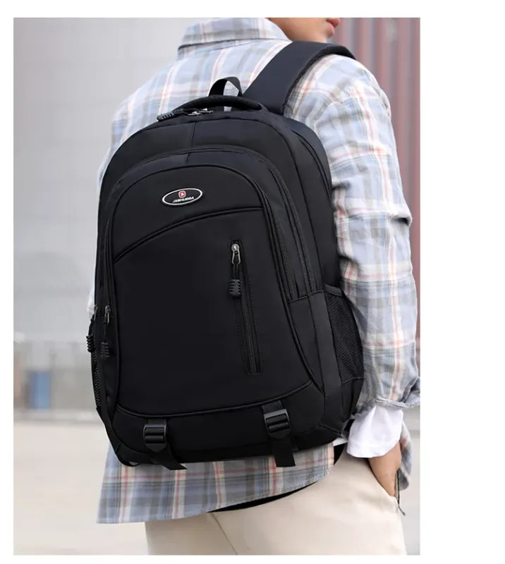 Mens Stylish Casual Backpack Large Capacity Laptop Compartment Durable