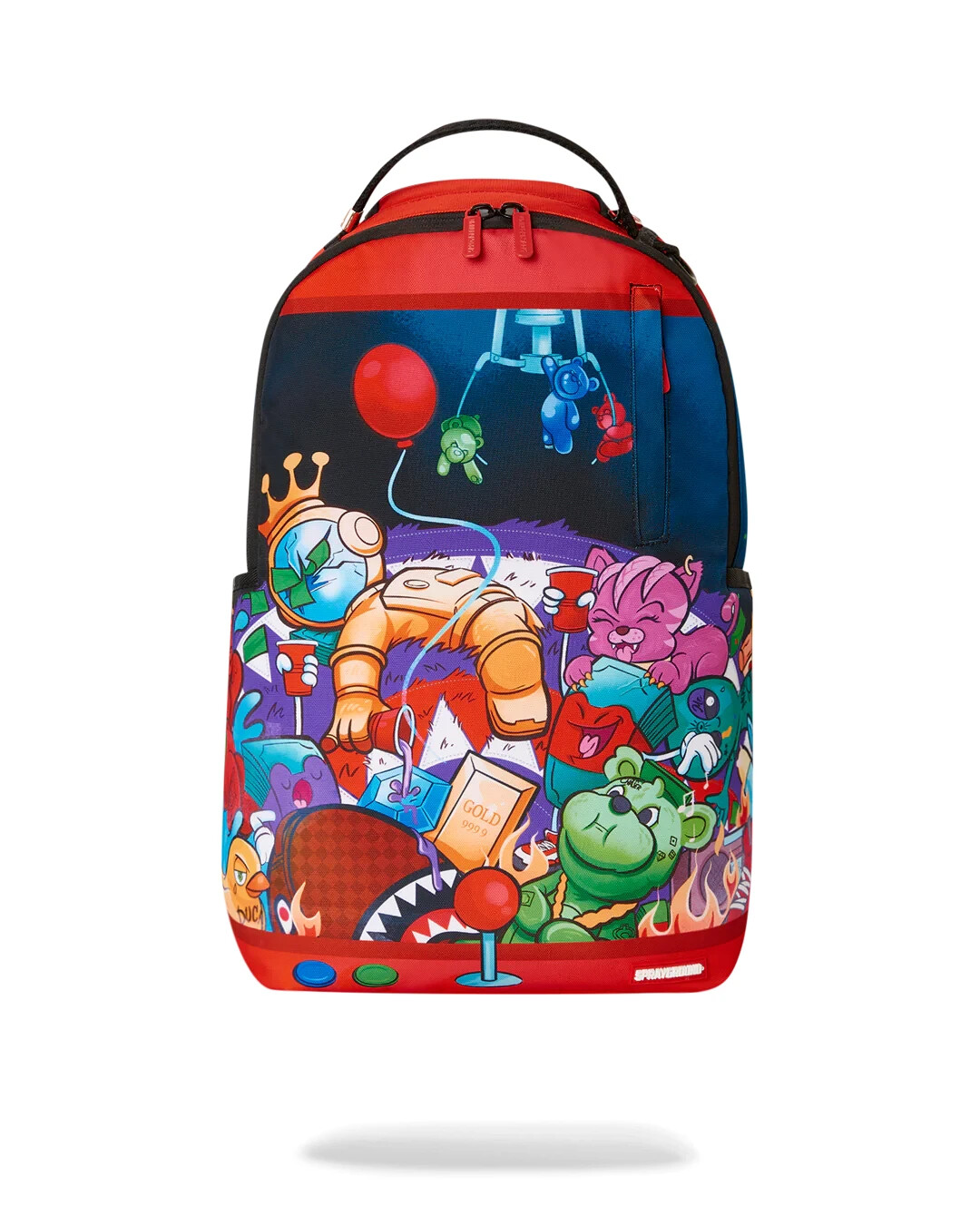 Sprayground Claw Party Vacationaire Backpack🔥New Black Bookbag School Bag