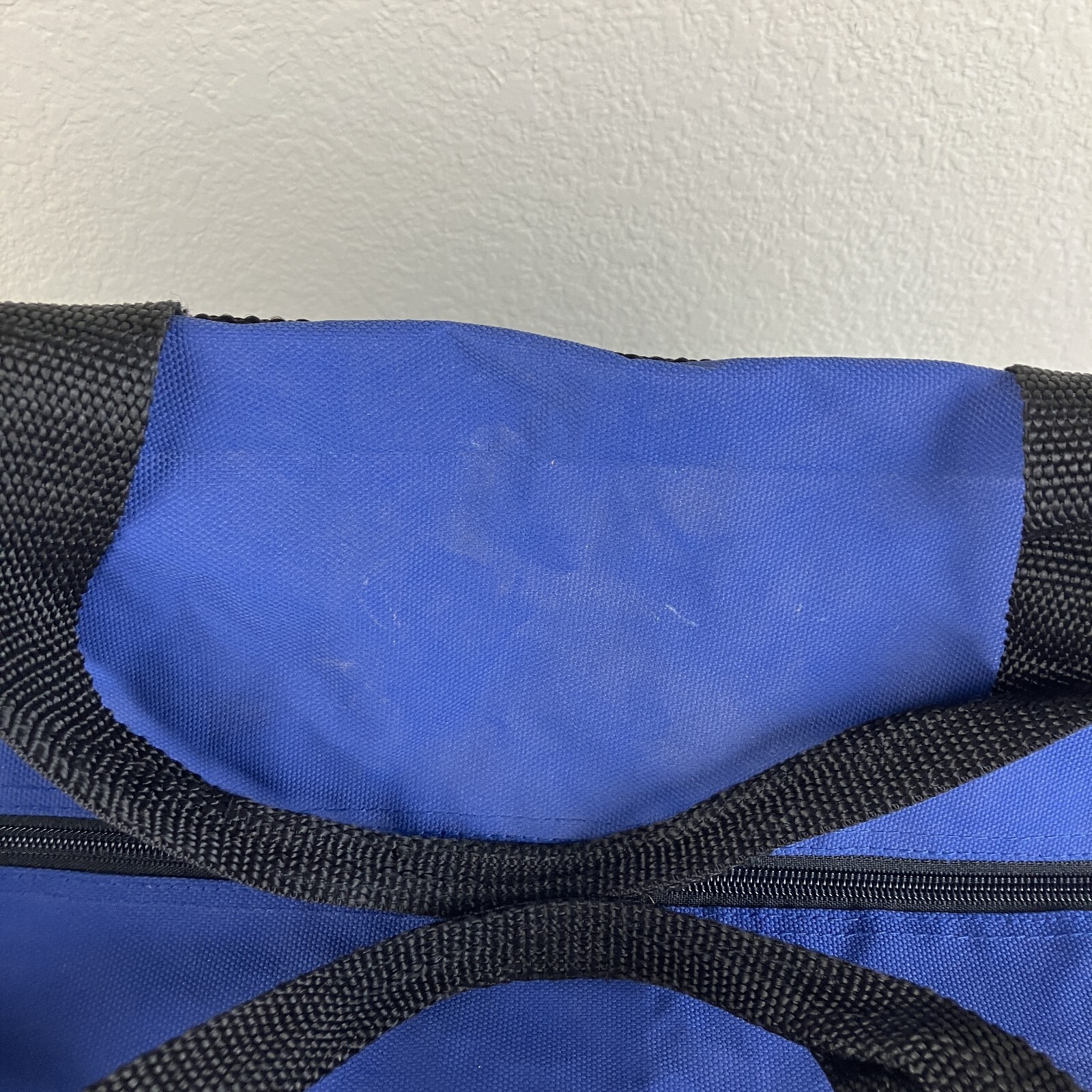 Wrangler Duffel Bag Blue Pro Rodeo Tour PRCA Western Embroidered Carry On Travel