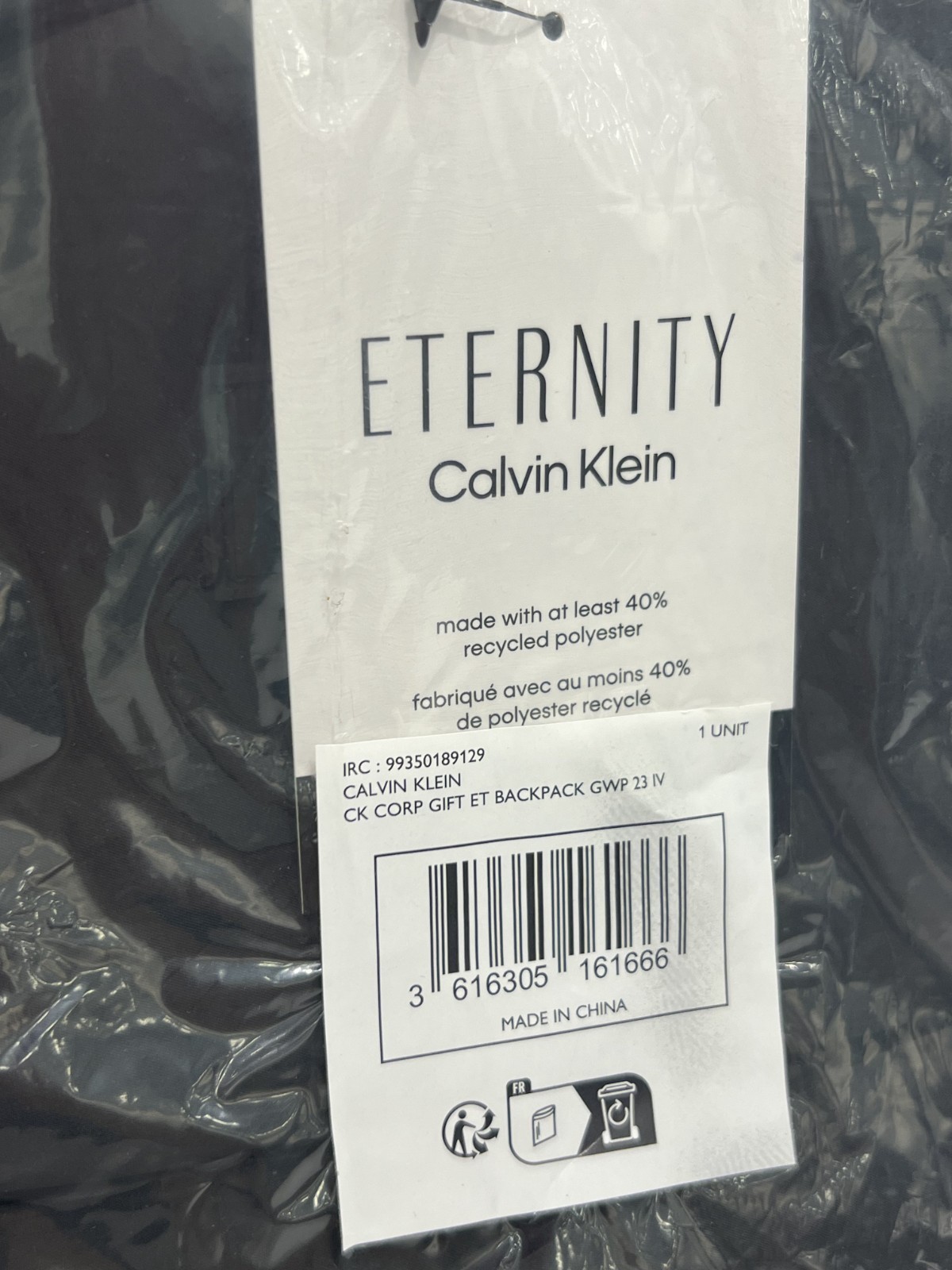 Calvin Klein Eternity Backpack for Men and Women | Medium Backpack Gray – New