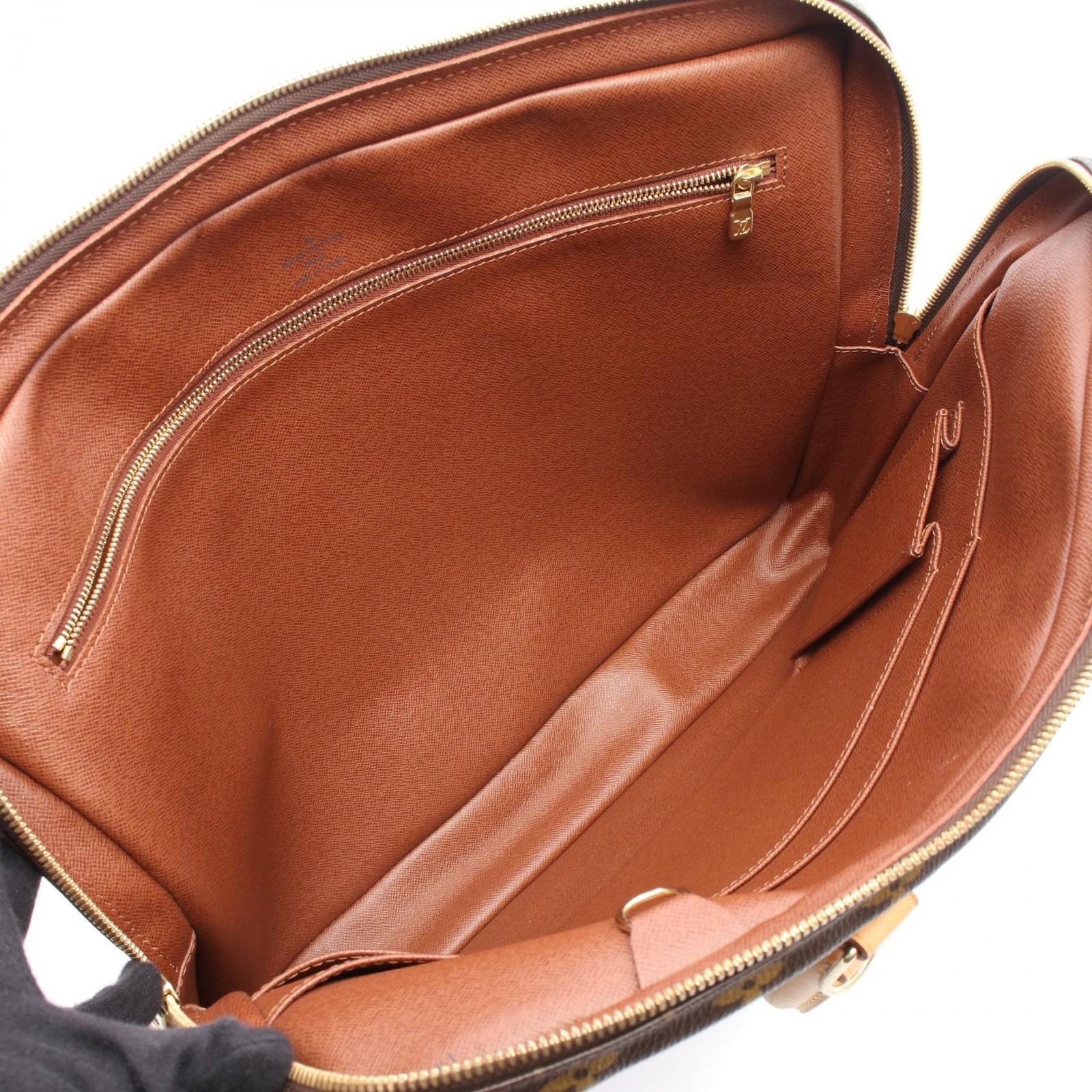 LOUIS VUITTON Porte Document Voyage Briefcase M53361 Monogram leather Brown Used