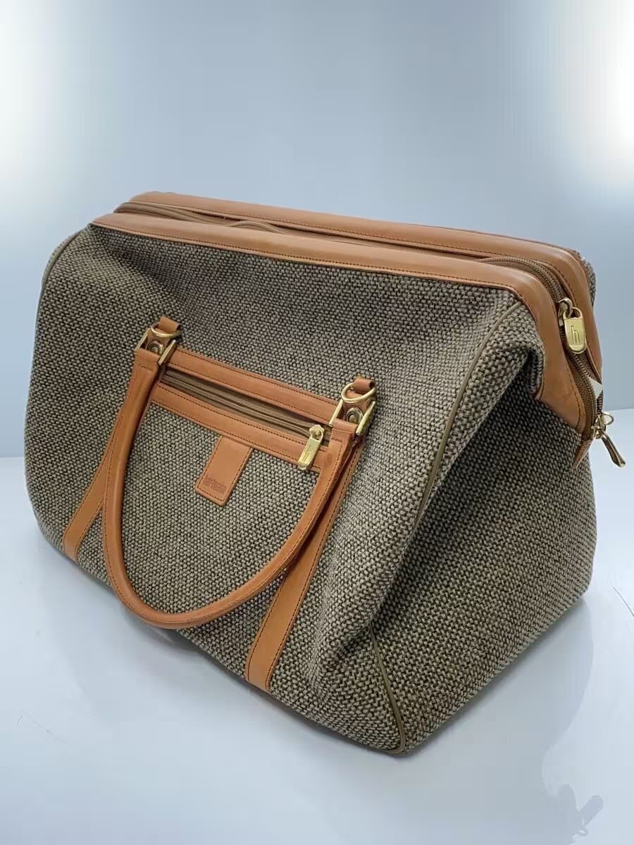 Hartmann Boston Bag Canvas Khaki Plain Depth 24cm Height 32cm Width 46cm Handle