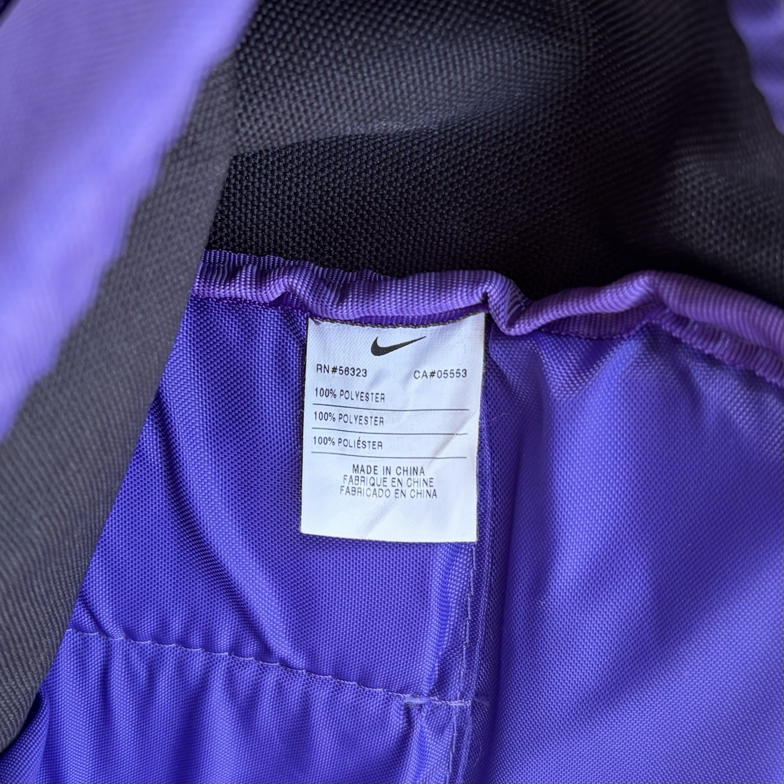 Rare Nike Kobe Bryant KB24 Basketball Backpack Black Purple Vintage Mamba Bag
